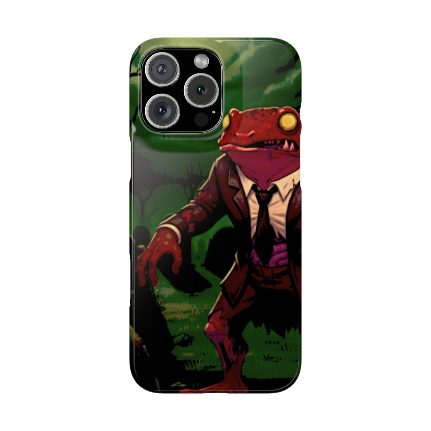 Halloween Agent Quacks Series Slim Phone Cases - Zombie Goro Design