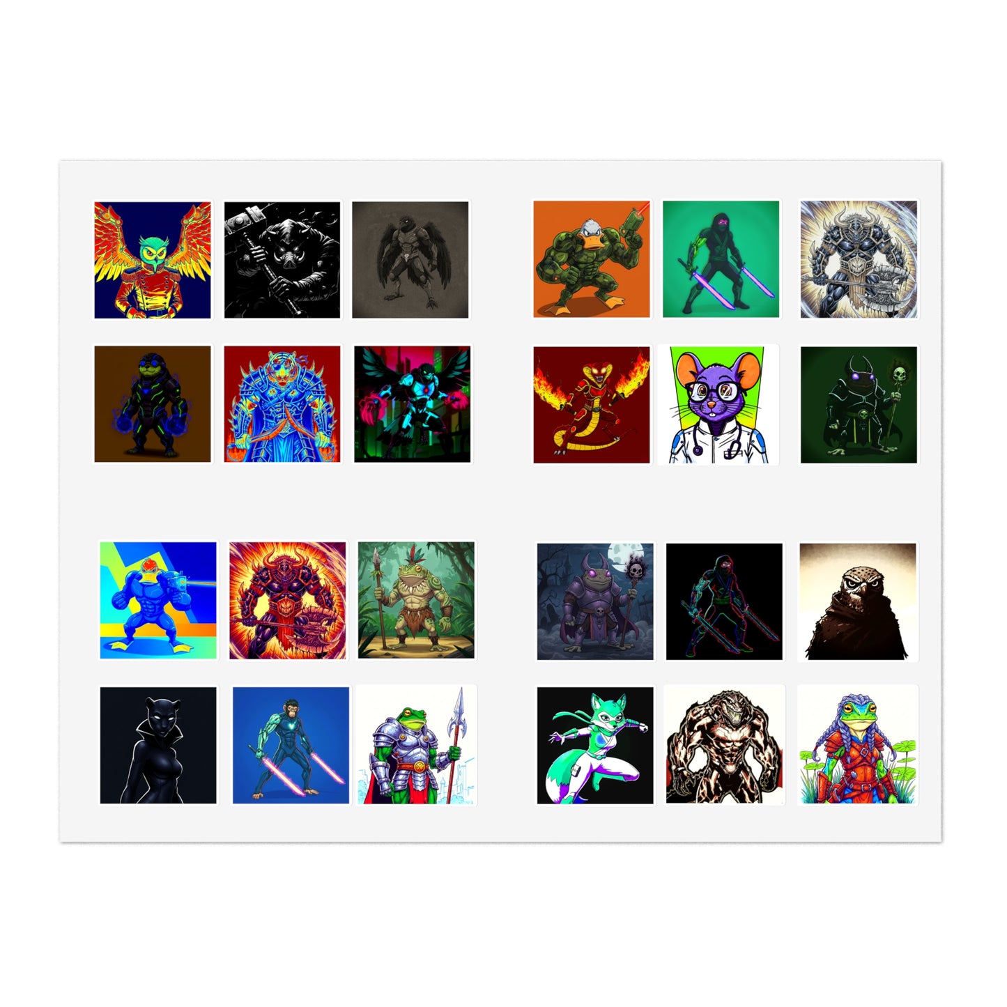 Agent Quacks Series Sticker Sheets