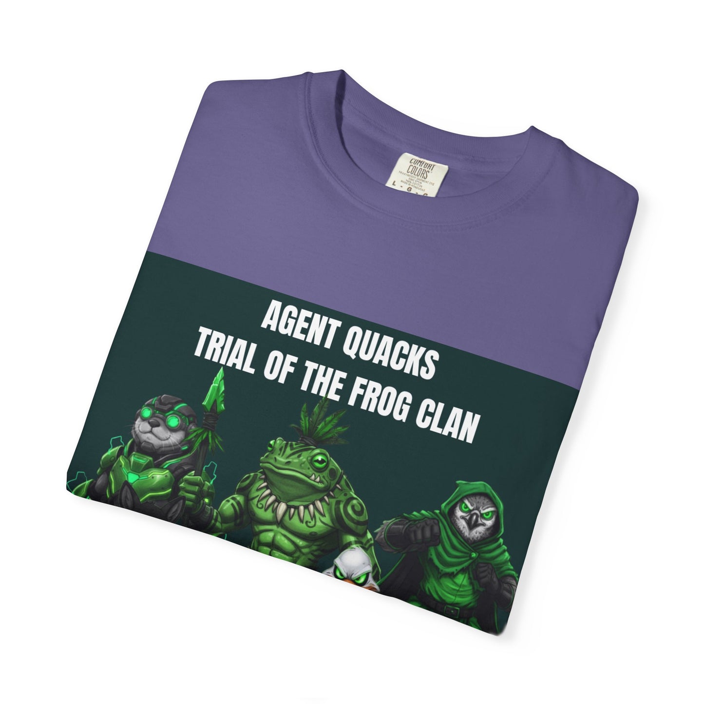 Agent Quacks – The Trial of the Frog Clan | Unisex Garment-Dyed T-Shirt