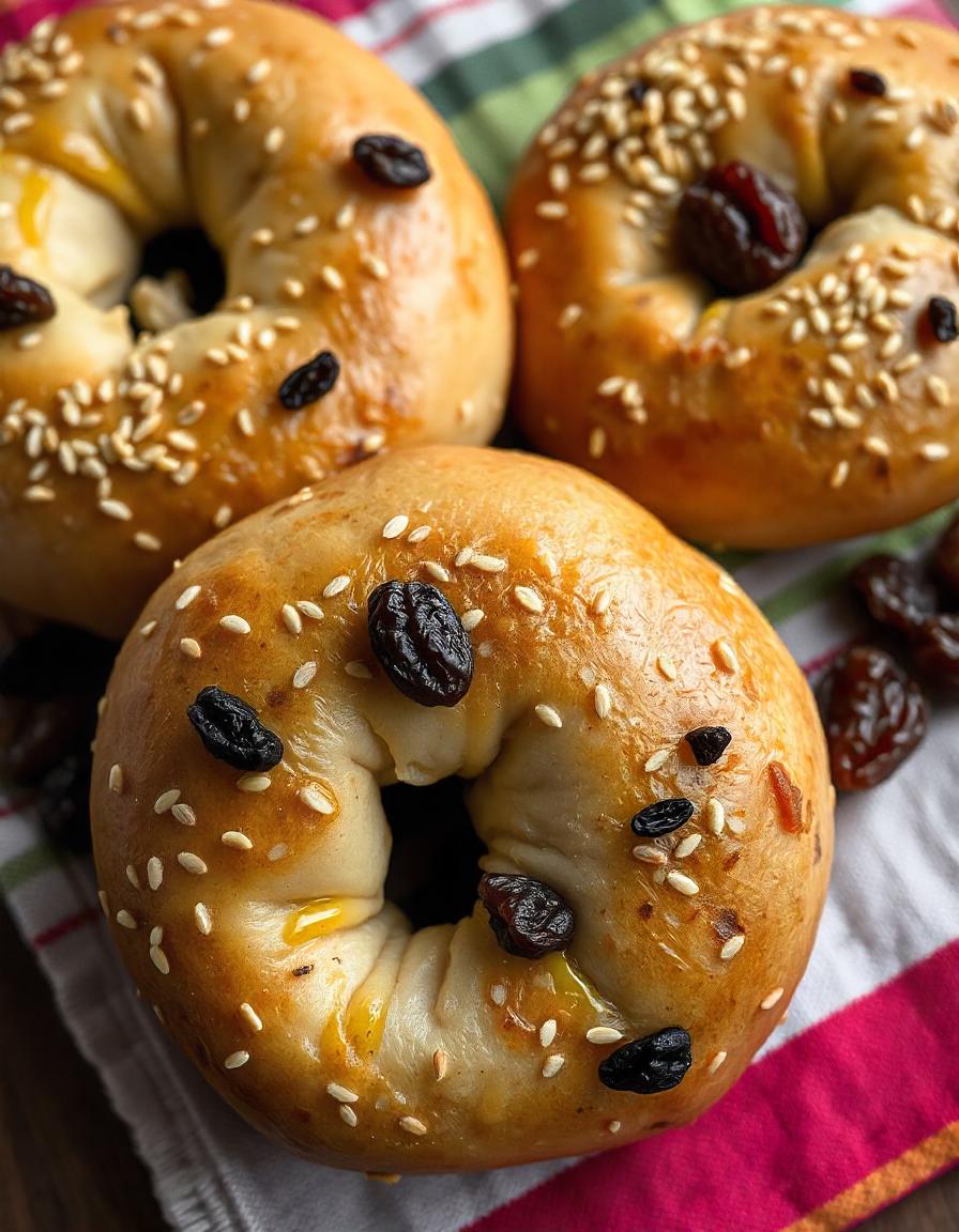 Bagel and donuts collection of 16