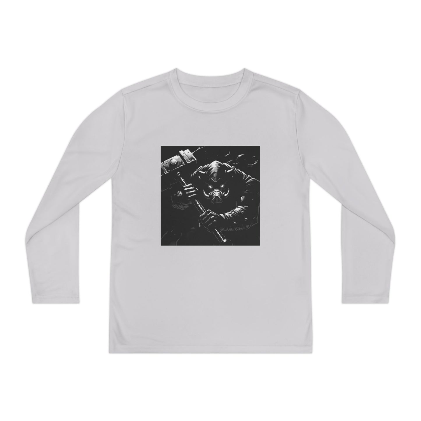 Agent Quacks Series Youth Long Sleeve Competitor Tee - Bloodtusk Design