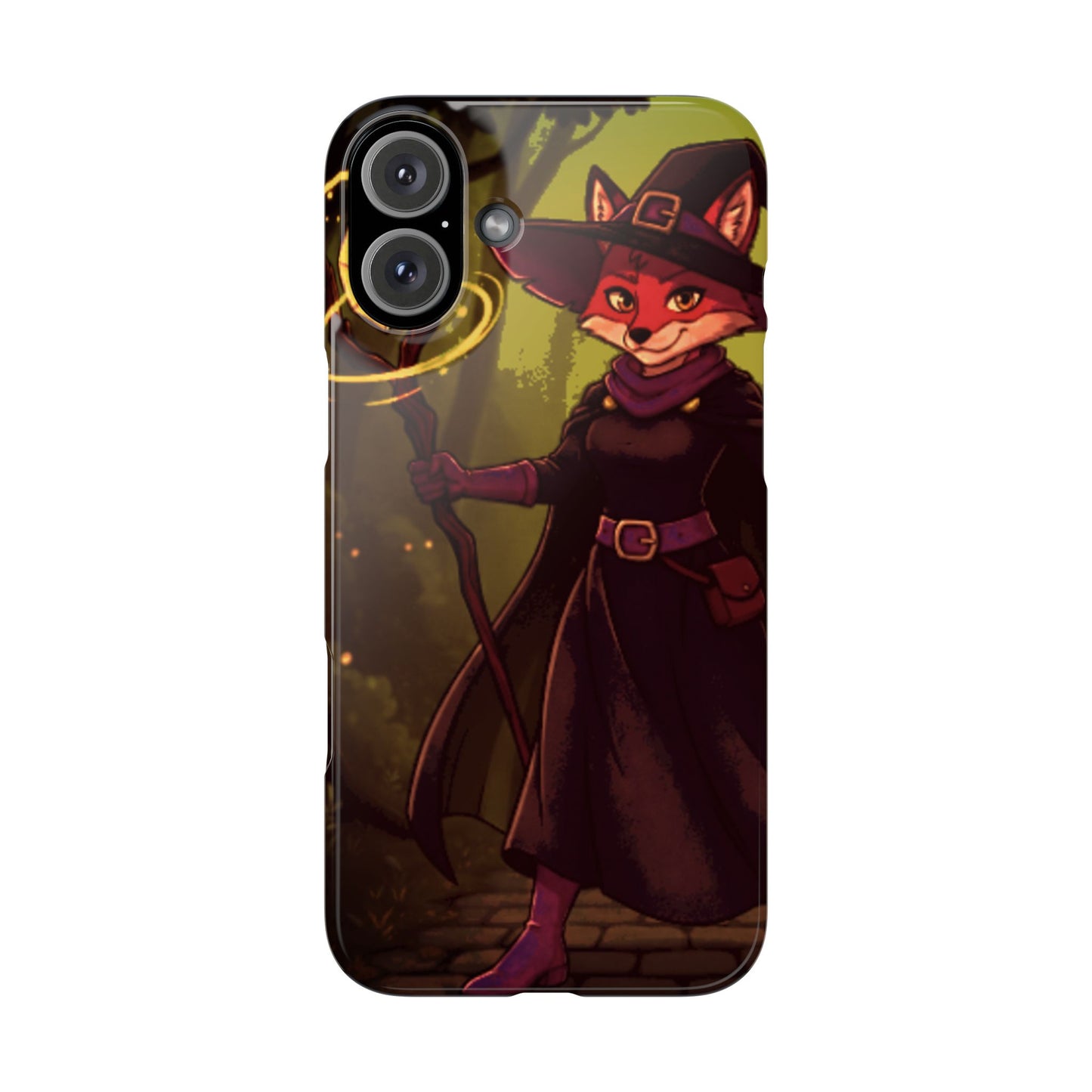 Halloween Agent Quacks Series Slim Phone Cases - Witch Vixx Design