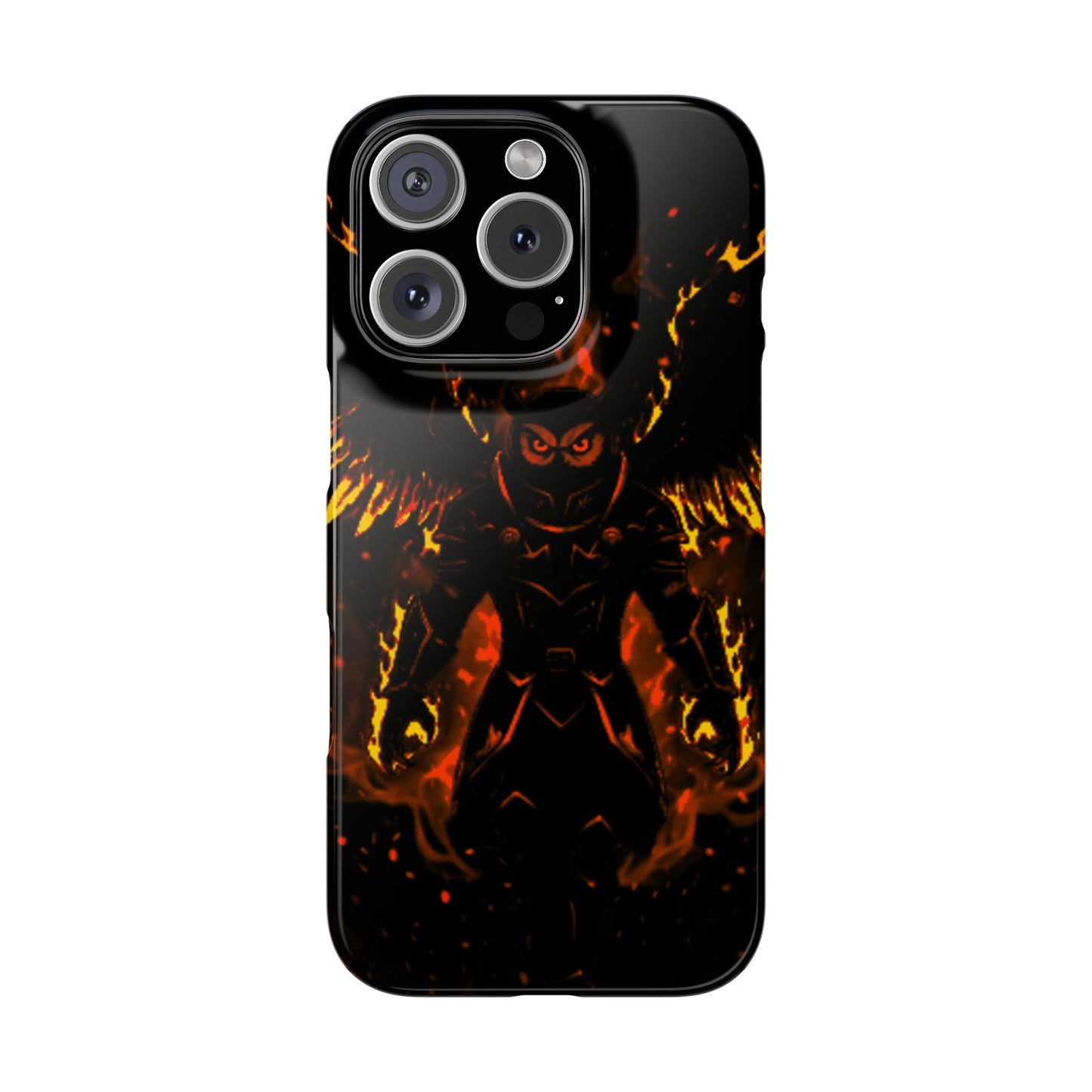 Halloween Agent Quacks Series Slim Phone Cases - Fiery General Onyx Design