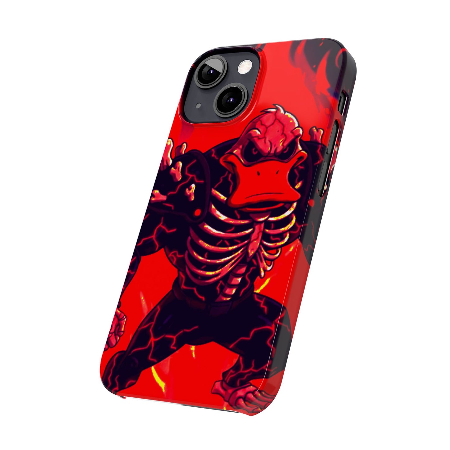 Halloween Agent Quacks Series Slim Phone Cases - Skeleton Quacks Design