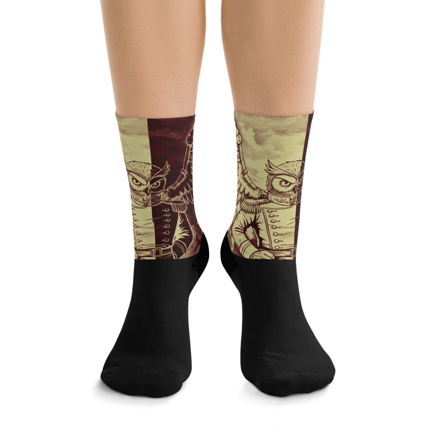 Agent Quacks Series Recycled Poly Socks - General Onyx Design