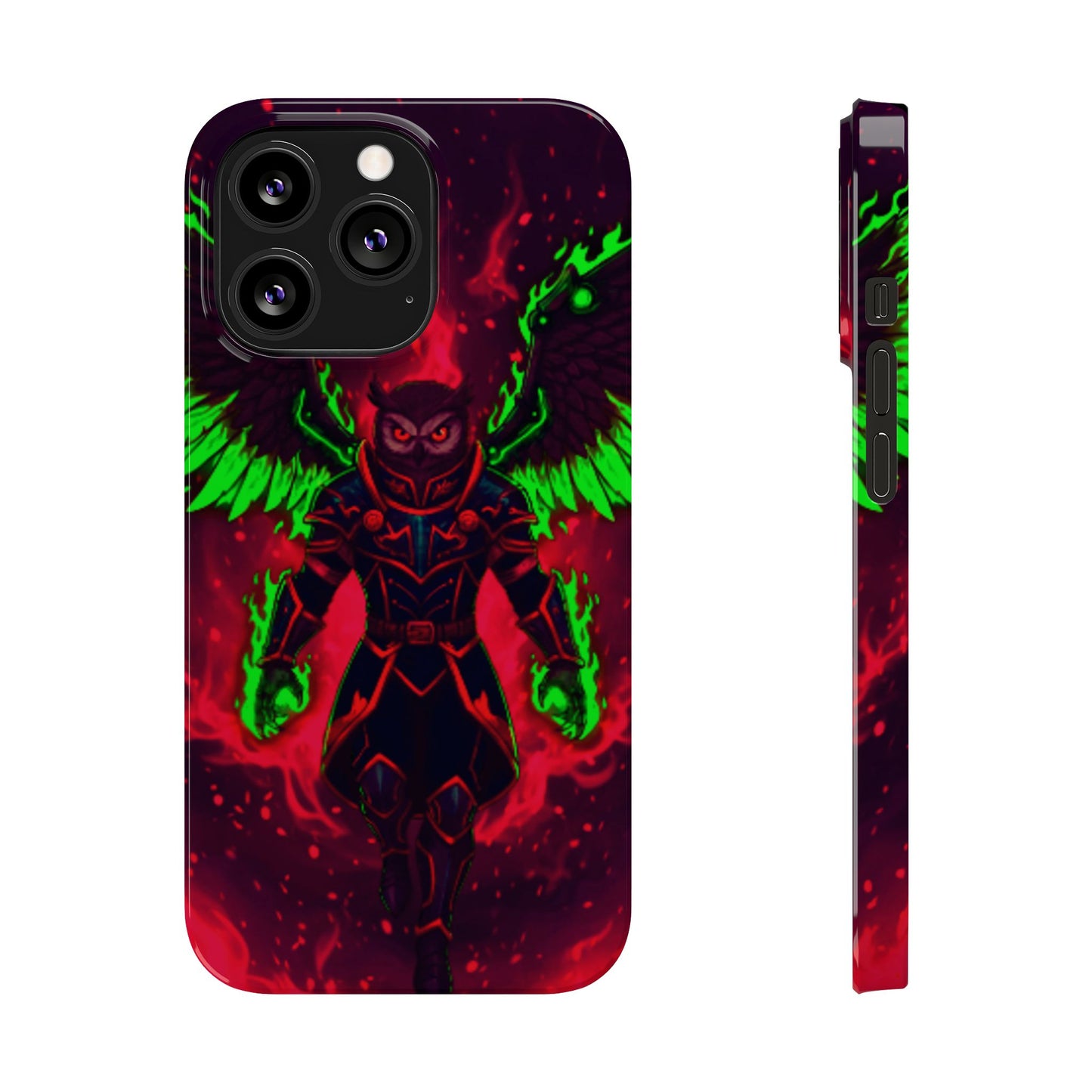 Halloween Agent Quacks Series Slim Phone Cases - Fiery General Onyx Design