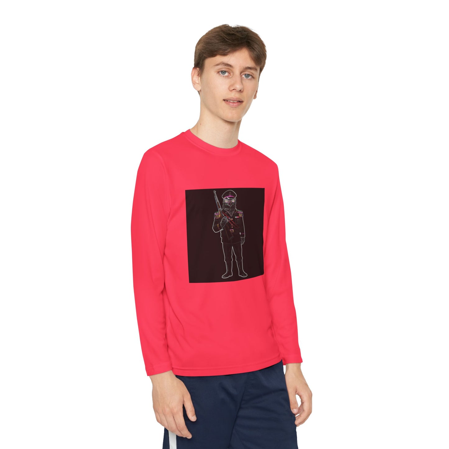 Agent Quacks Series Youth Long Sleeve Competitor Tee - General Talon Design