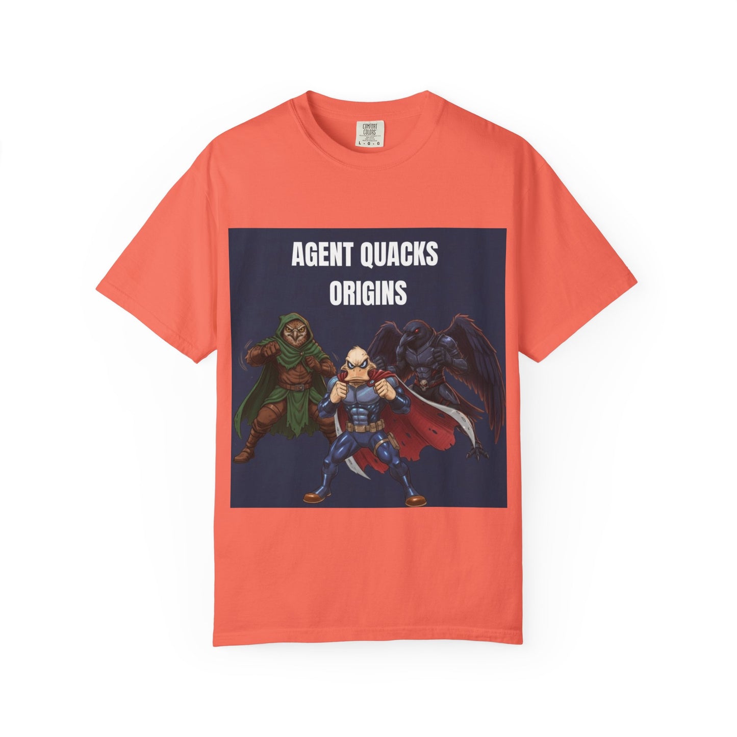 Agent Quacks – Origins | Unisex Garment-Dyed T-Shirt