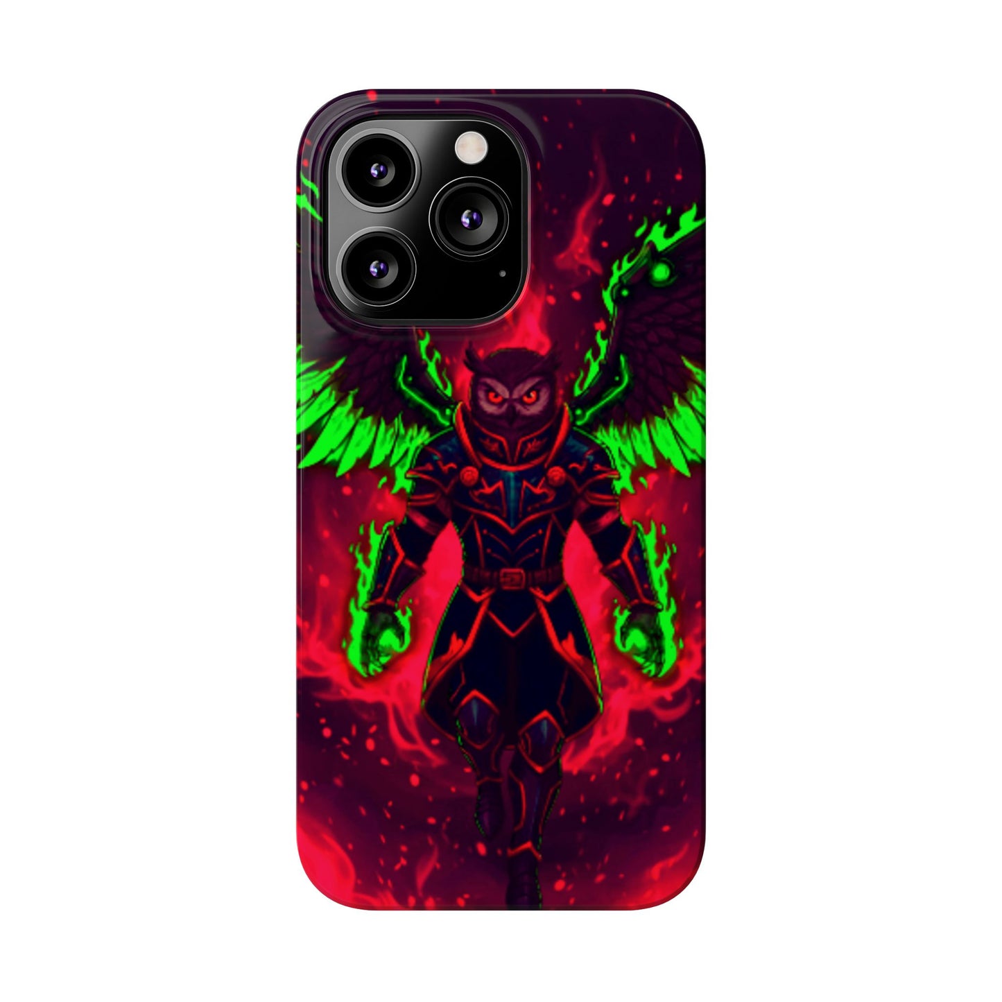 Halloween Agent Quacks Series Slim Phone Cases - Fiery General Onyx Design