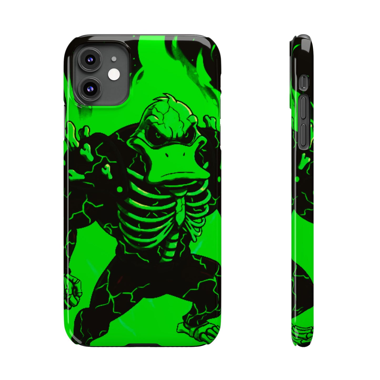 Halloween Agent Quacks Series Slim Phone Cases - Skeleton Quacks Design