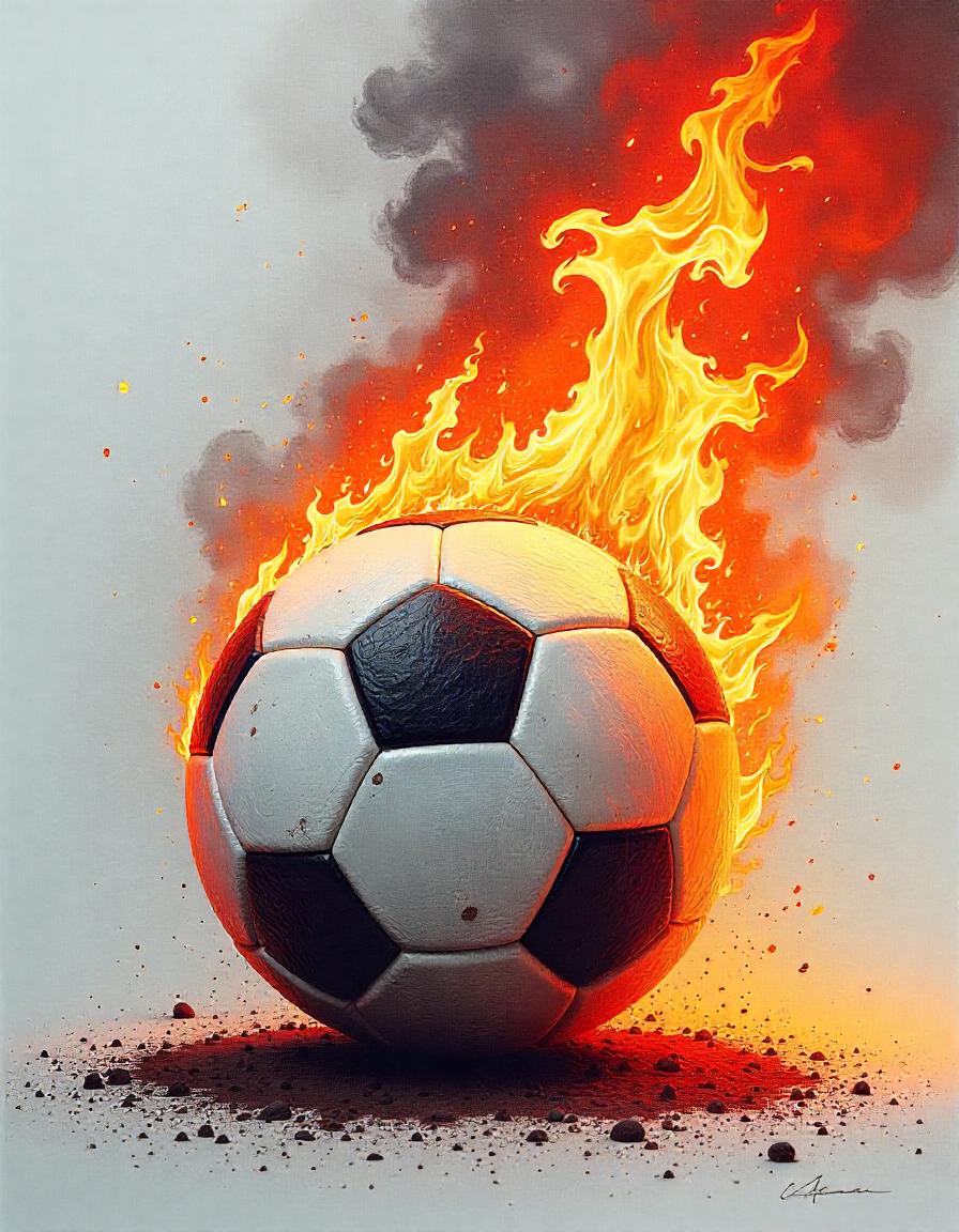 Soccerball Fire pack of 17