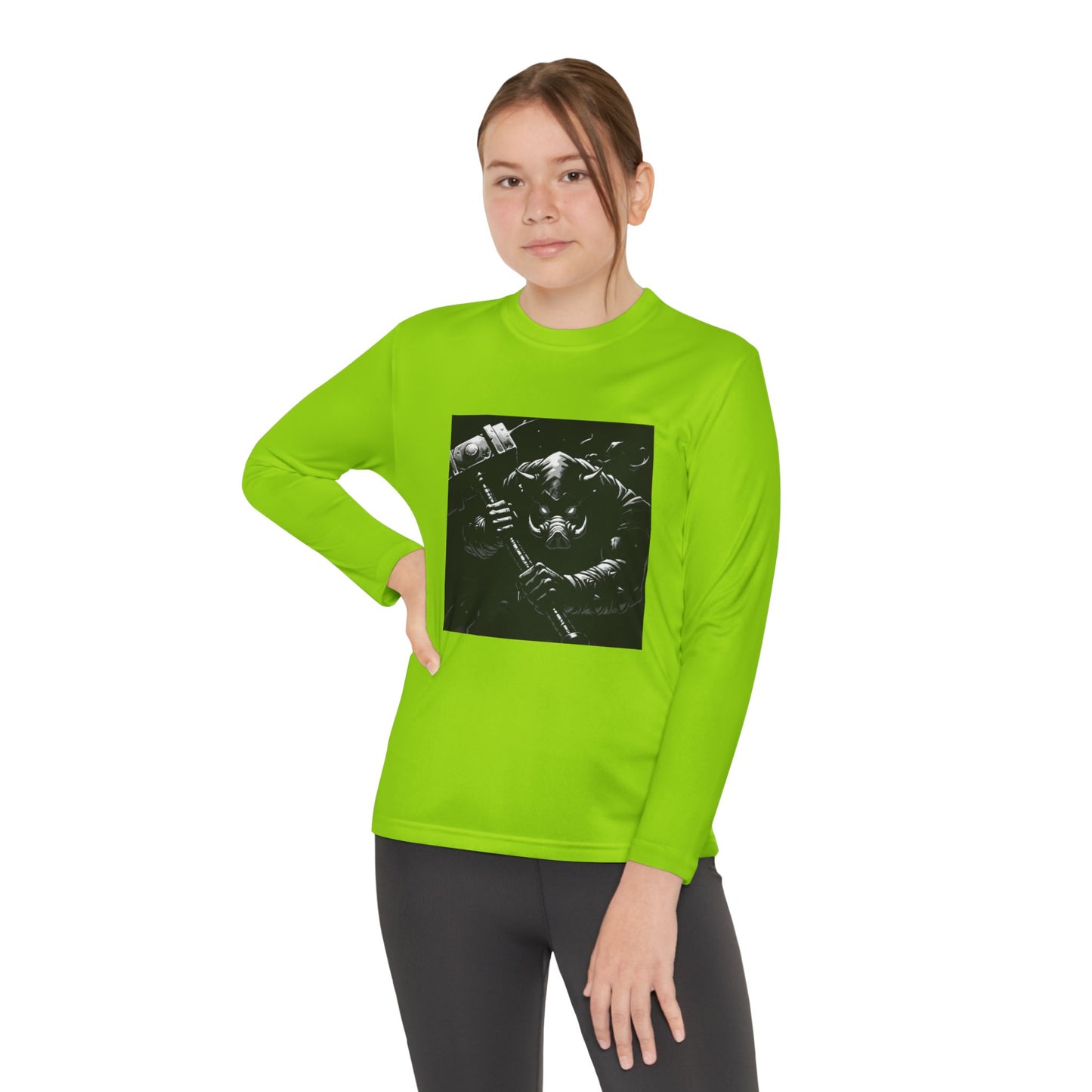 Agent Quacks Series Youth Long Sleeve Competitor Tee - Bloodtusk Design