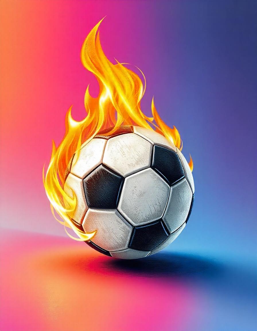 Soccerball Fire pack of 17