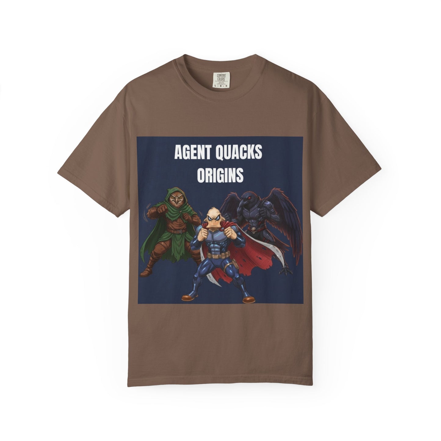 Agent Quacks – Origins | Unisex Garment-Dyed T-Shirt
