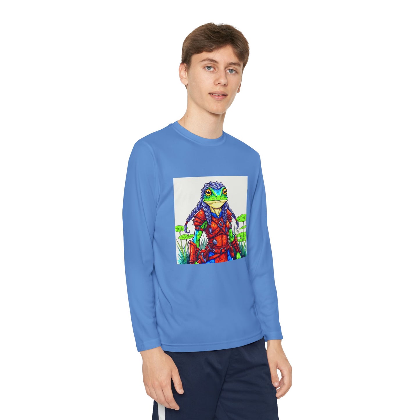 Agent Quacks Series Youth Long Sleeve Competitor Tee - Sarella Design
