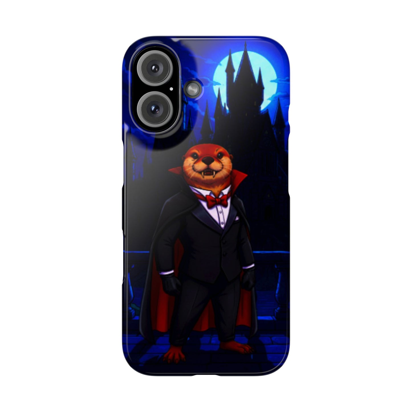 Halloween Agent Quacks Series Slim Phone Cases - Vampire Gearshift Design