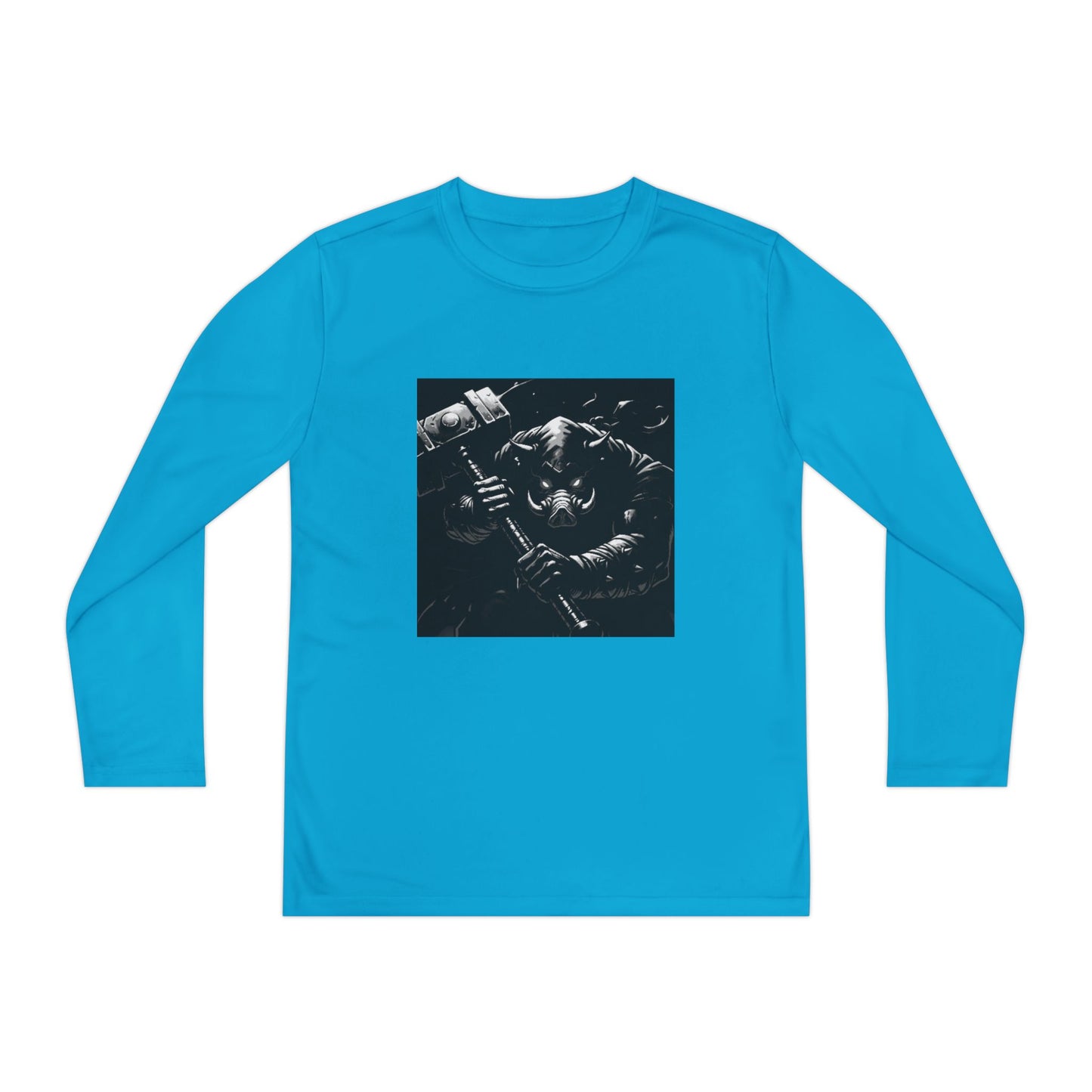 Agent Quacks Series Youth Long Sleeve Competitor Tee - Bloodtusk Design