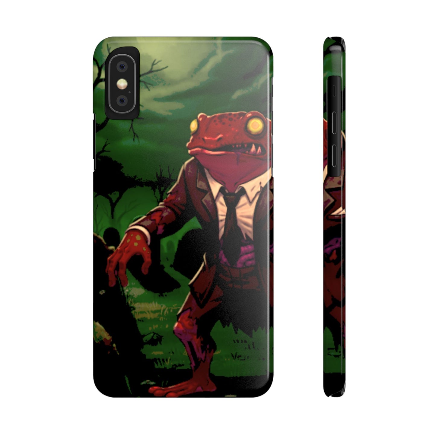 Halloween Agent Quacks Series Slim Phone Cases - Zombie Goro Design