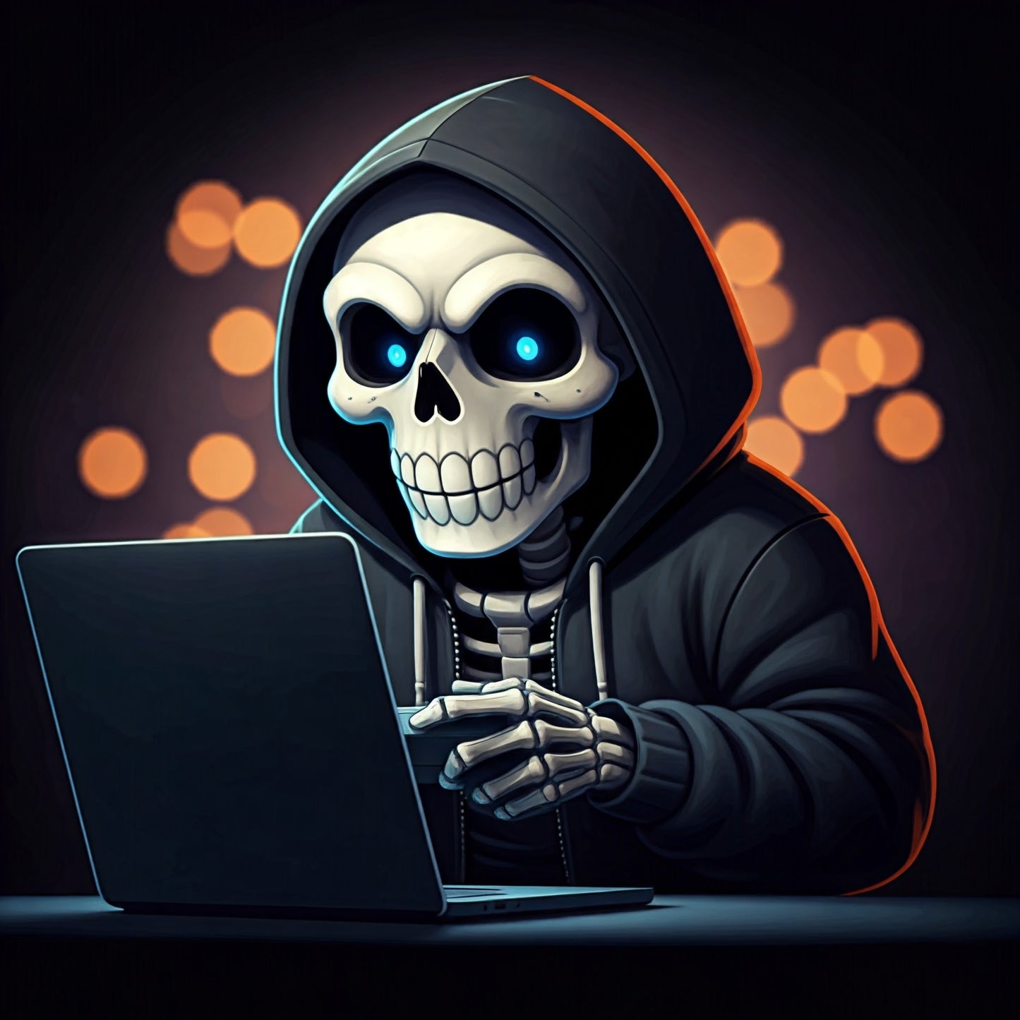 Gamer Skeleton Art Collection pack of 8 NO FEAR