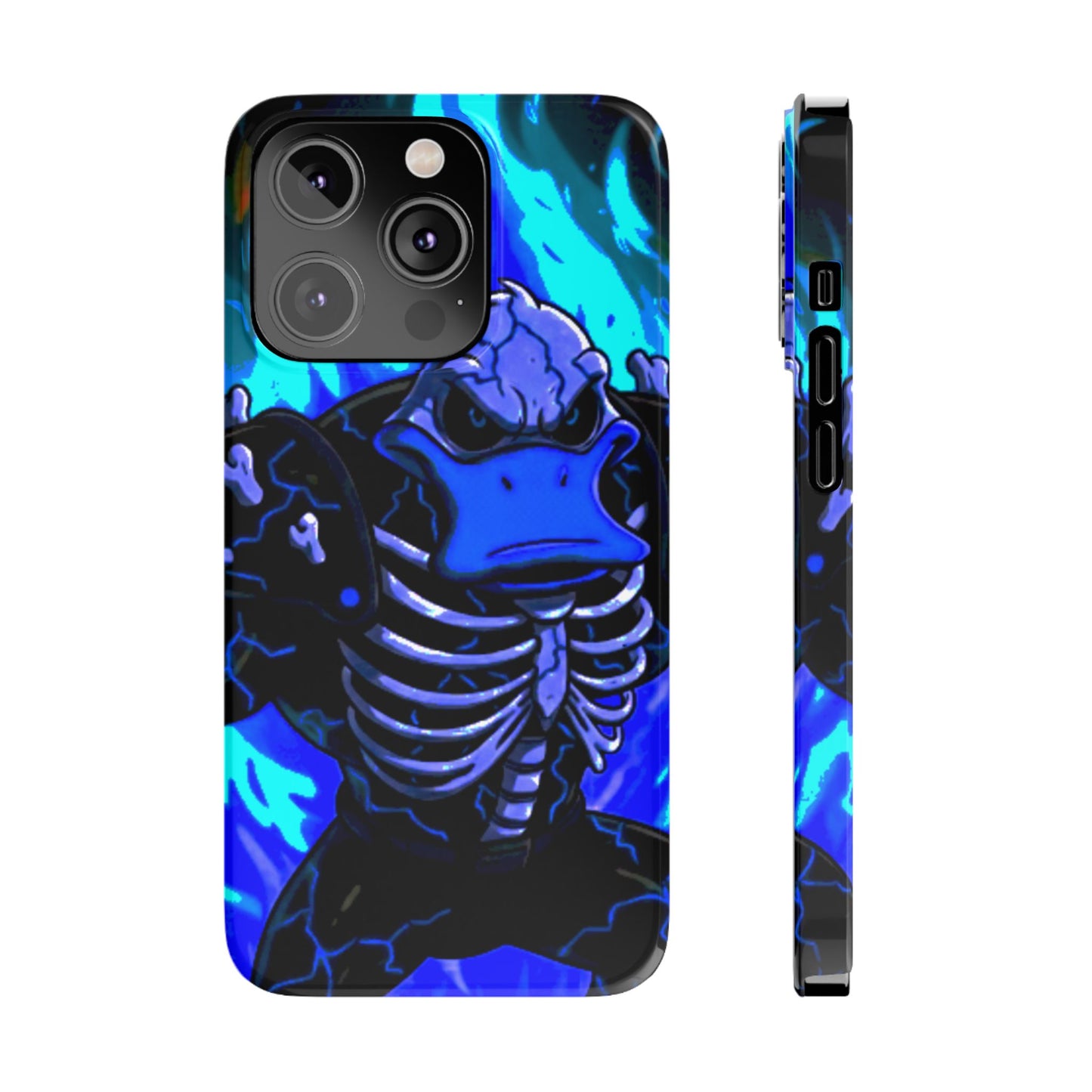 Halloween Agent Quacks Series Slim Phone Cases - Skeleton Quacks Design