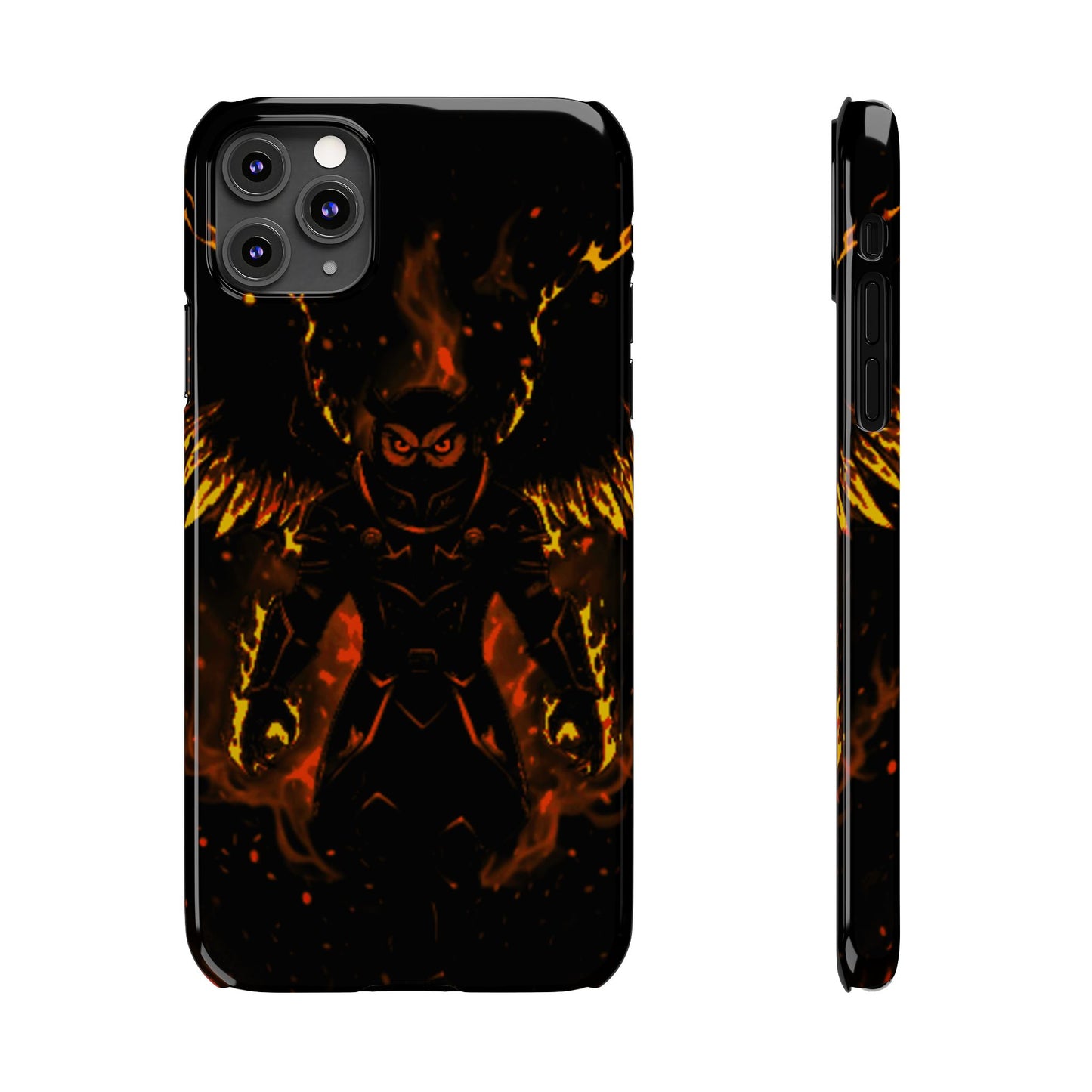 Halloween Agent Quacks Series Slim Phone Cases - Fiery General Onyx Design