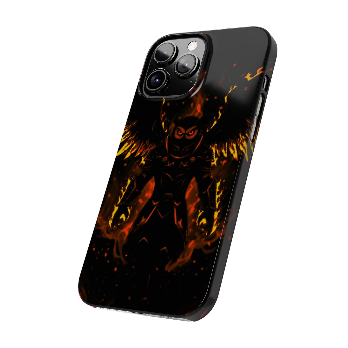 Halloween Agent Quacks Series Slim Phone Cases - Fiery General Onyx Design