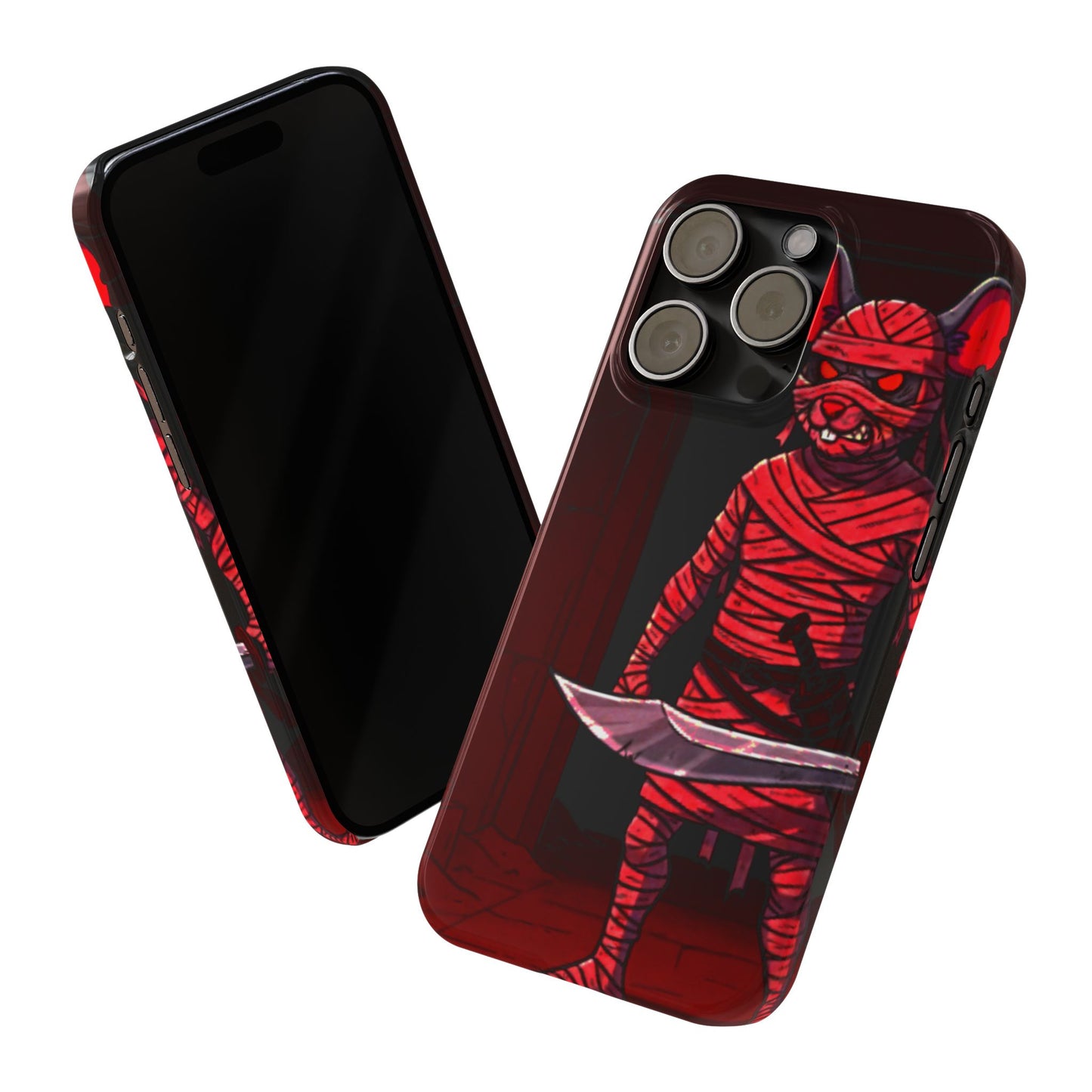 Halloween Agent Quacks Series Slim Phone Cases - Mummy Dr Murn Design