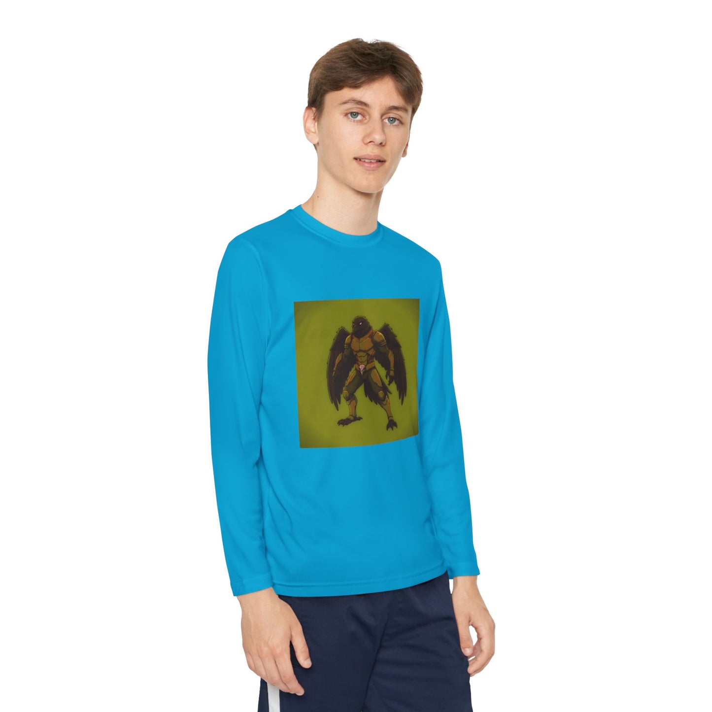 Agent Quacks Series Youth Long Sleeve Competitor Tee - Nightclaw Design