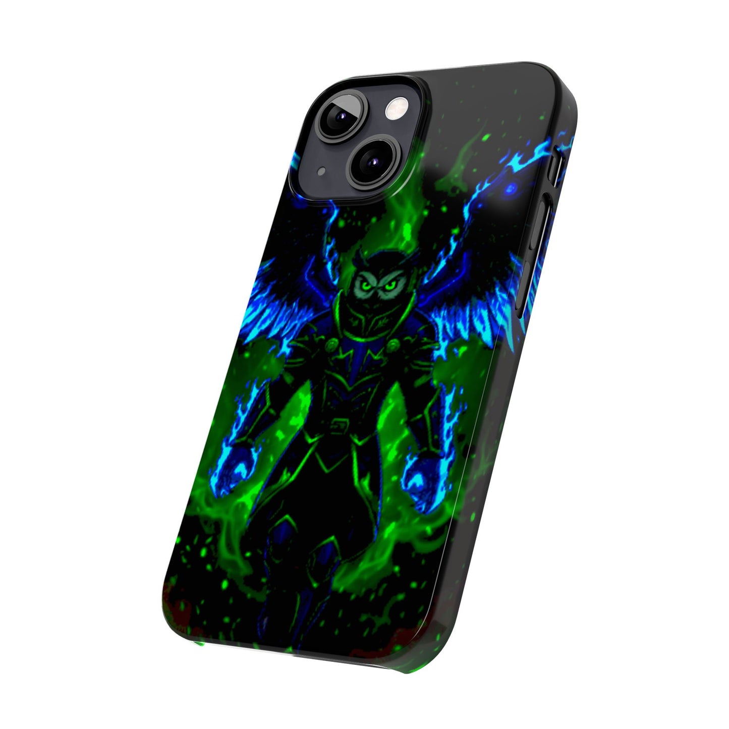 Halloween Agent Quacks Series Slim Phone Cases - Fiery General Onyx Design