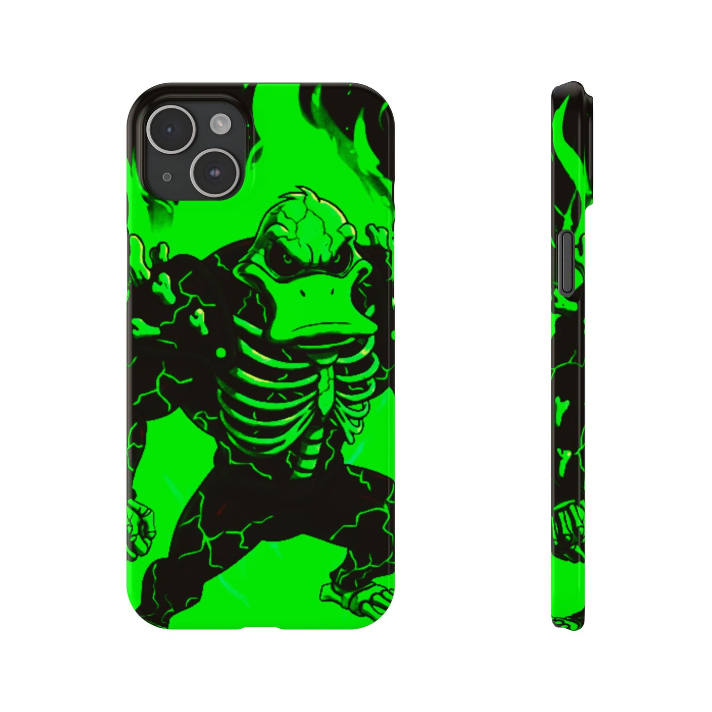 Halloween Agent Quacks Series Slim Phone Cases - Skeleton Quacks Design