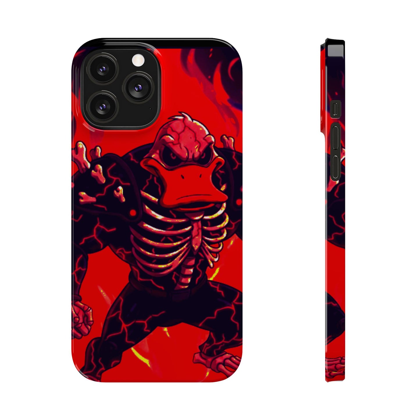 Halloween Agent Quacks Series Slim Phone Cases - Skeleton Quacks Design