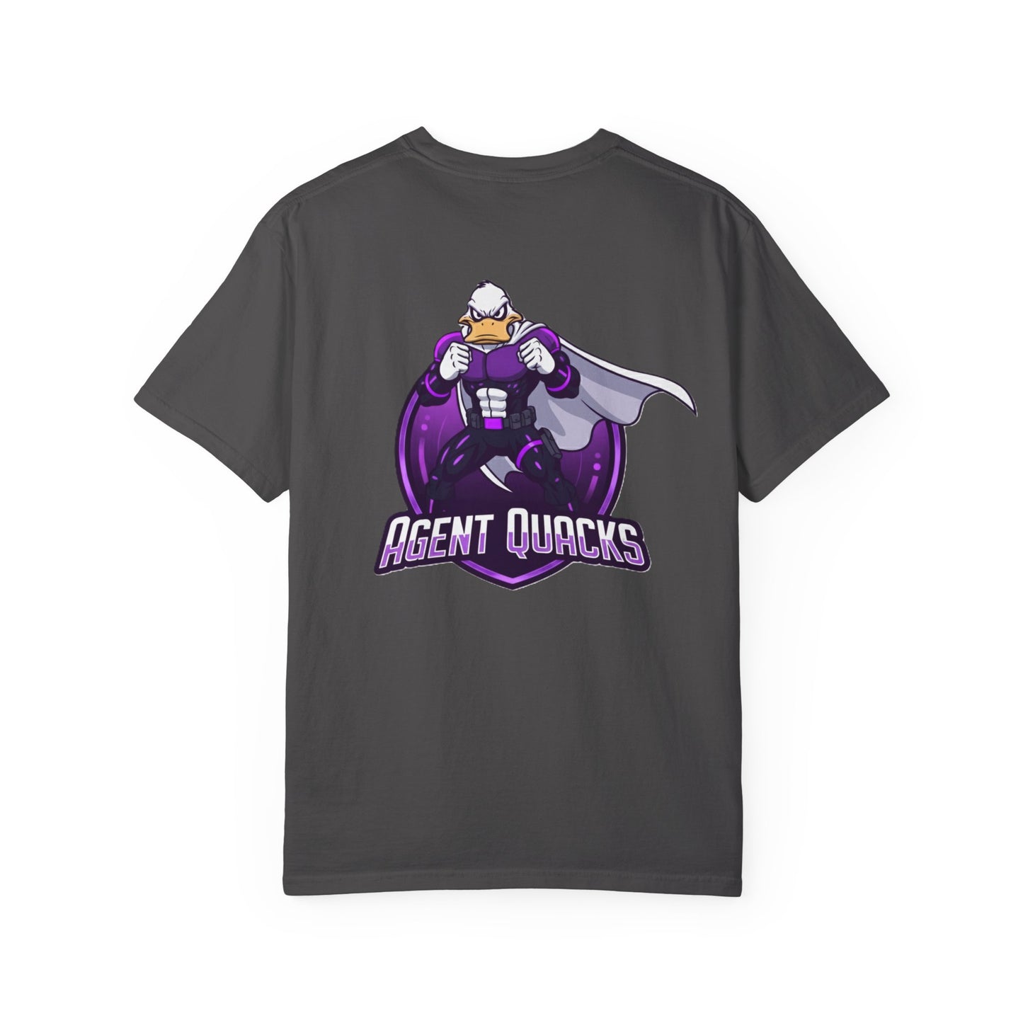 Agent Quacks – Shadows of the Croaking War | Unisex Garment-Dyed T-Shirt