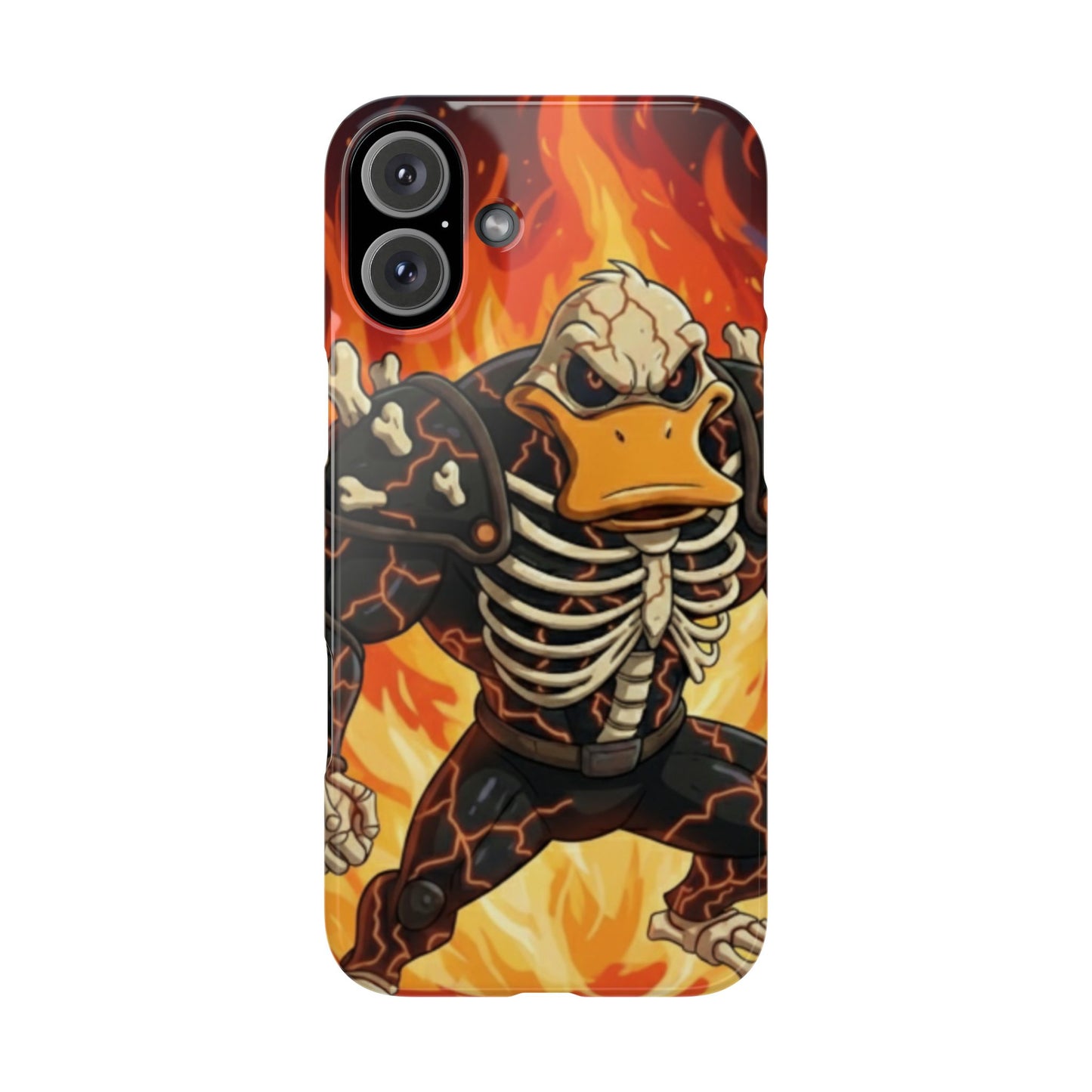 Halloween Agent Quacks Series Slim Phone Cases - Skeleton Quacks Design