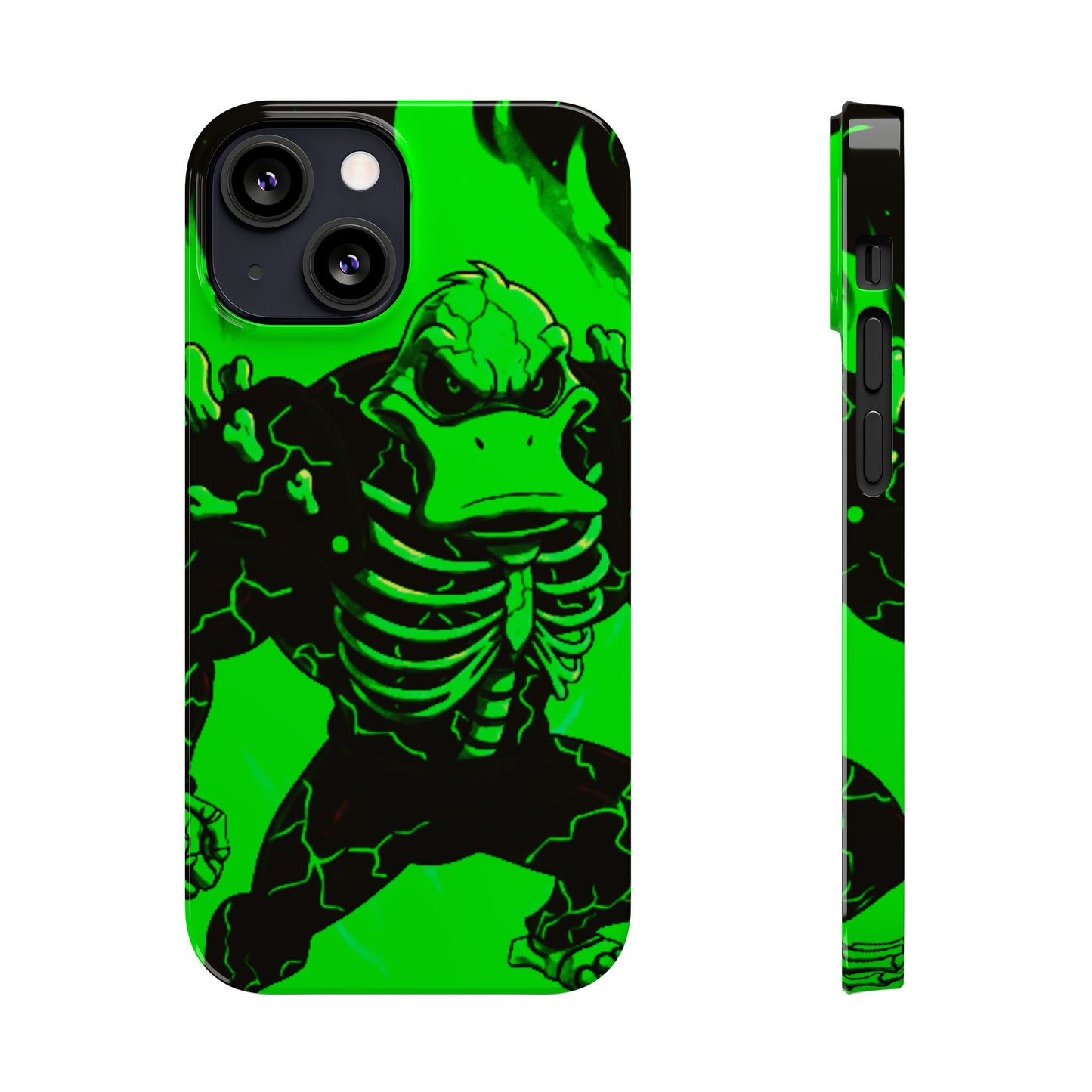Halloween Agent Quacks Series Slim Phone Cases - Skeleton Quacks Design