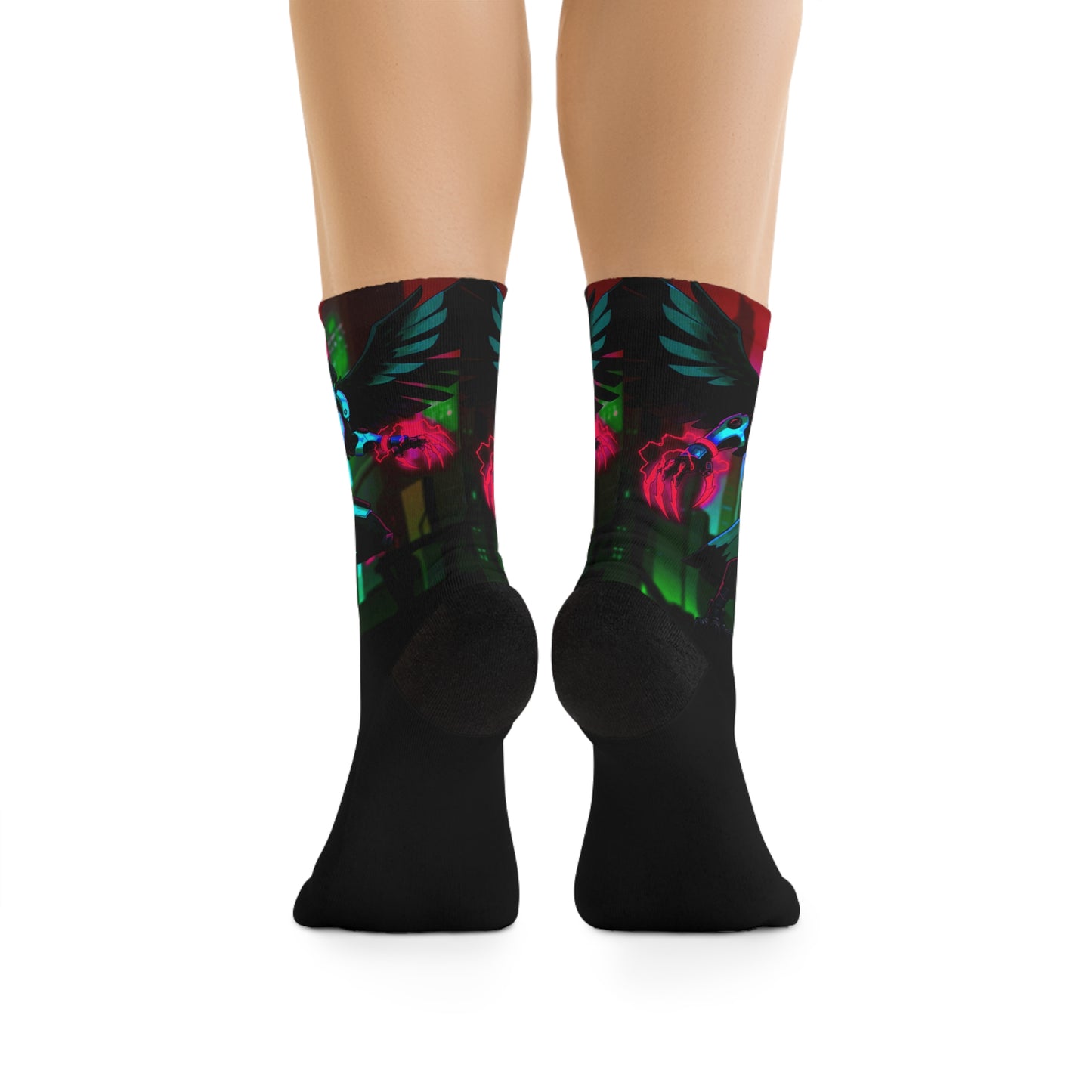 Agent Quacks Series Recycled Poly Socks - Blitz Design