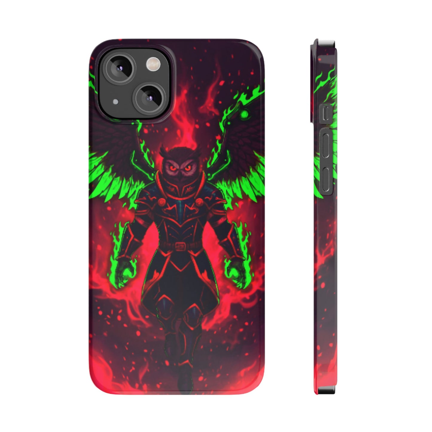 Halloween Agent Quacks Series Slim Phone Cases - Fiery General Onyx Design