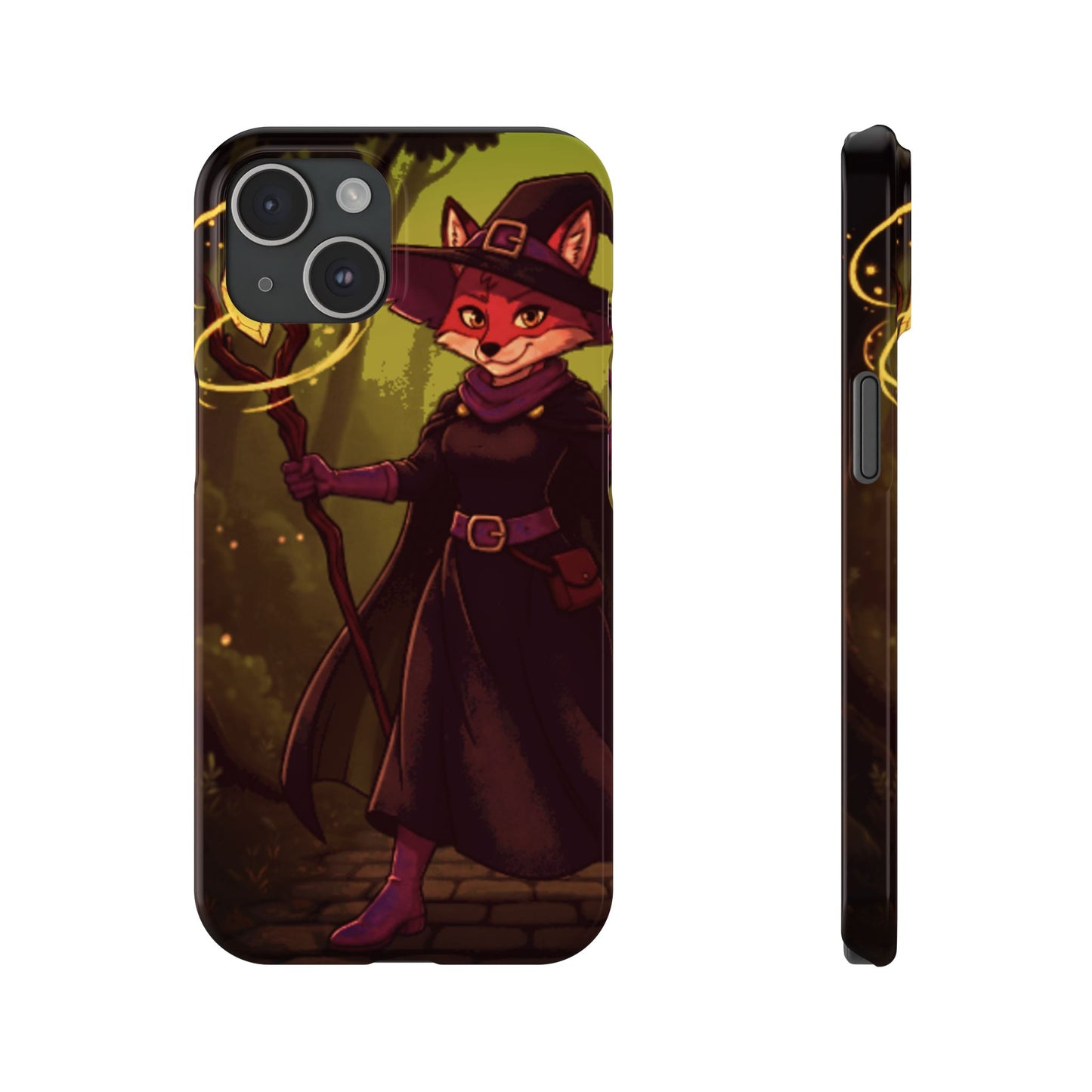 Halloween Agent Quacks Series Slim Phone Cases - Witch Vixx Design