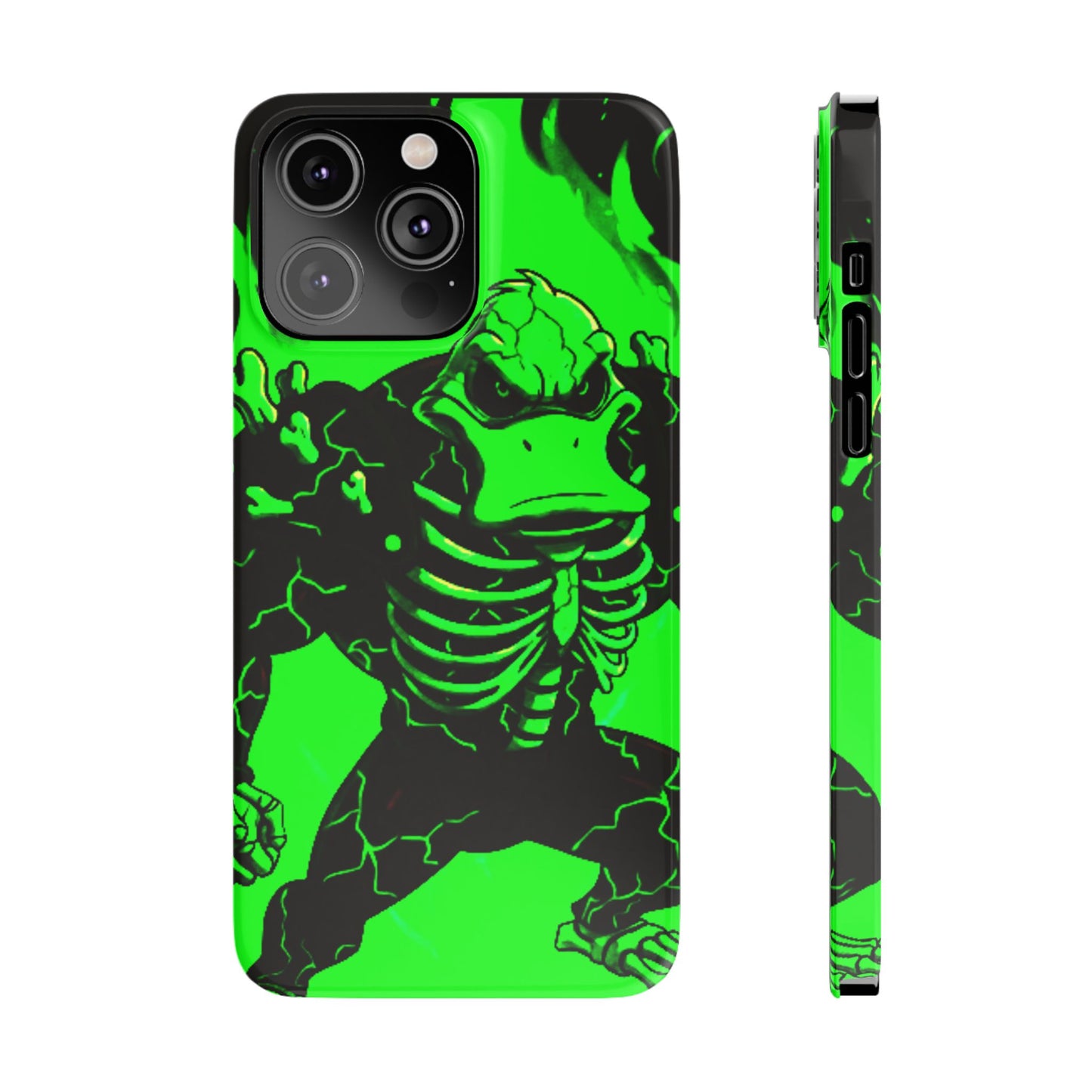 Halloween Agent Quacks Series Slim Phone Cases - Skeleton Quacks Design