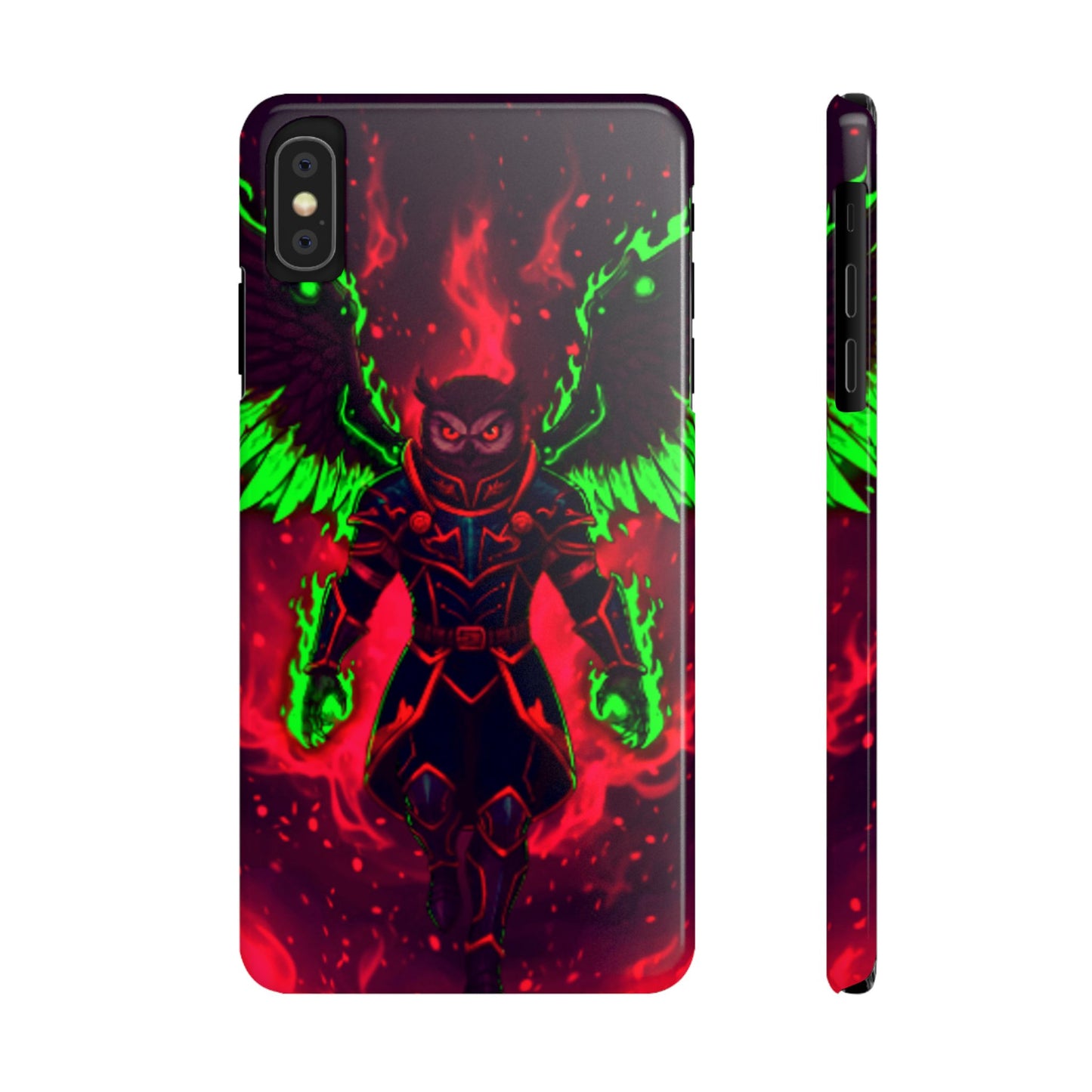 Halloween Agent Quacks Series Slim Phone Cases - Fiery General Onyx Design