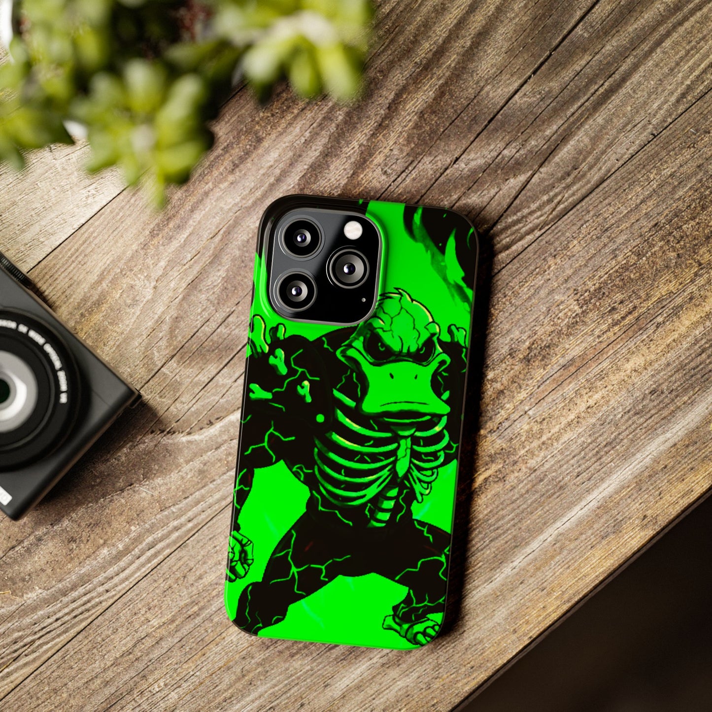 Halloween Agent Quacks Series Slim Phone Cases - Skeleton Quacks Design