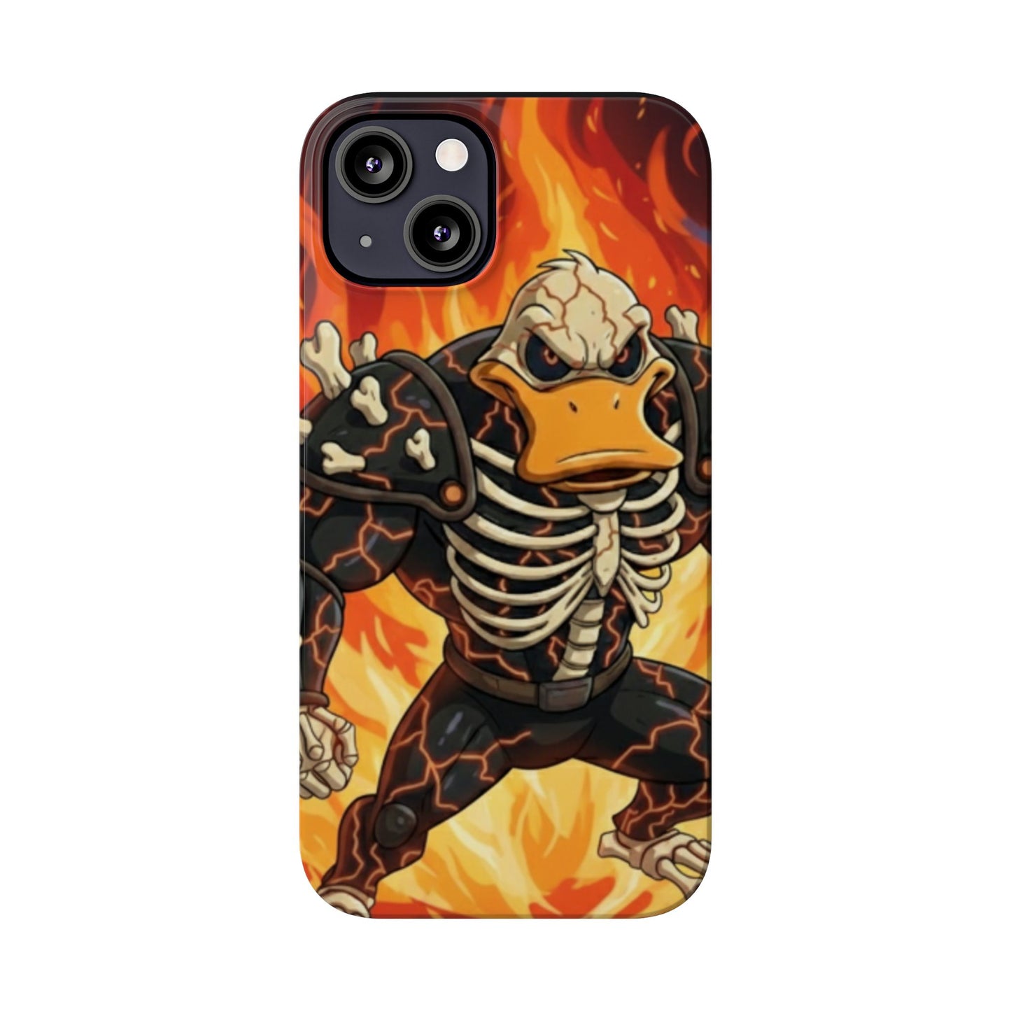Halloween Agent Quacks Series Slim Phone Cases - Skeleton Quacks Design