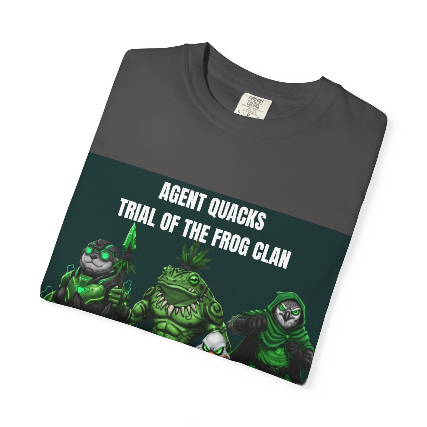 Agent Quacks – The Trial of the Frog Clan | Unisex Garment-Dyed T-Shirt