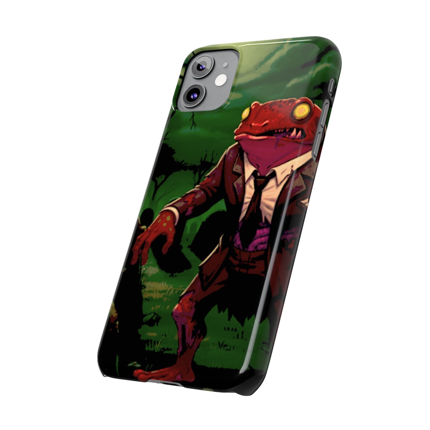 Halloween Agent Quacks Series Slim Phone Cases - Zombie Goro Design