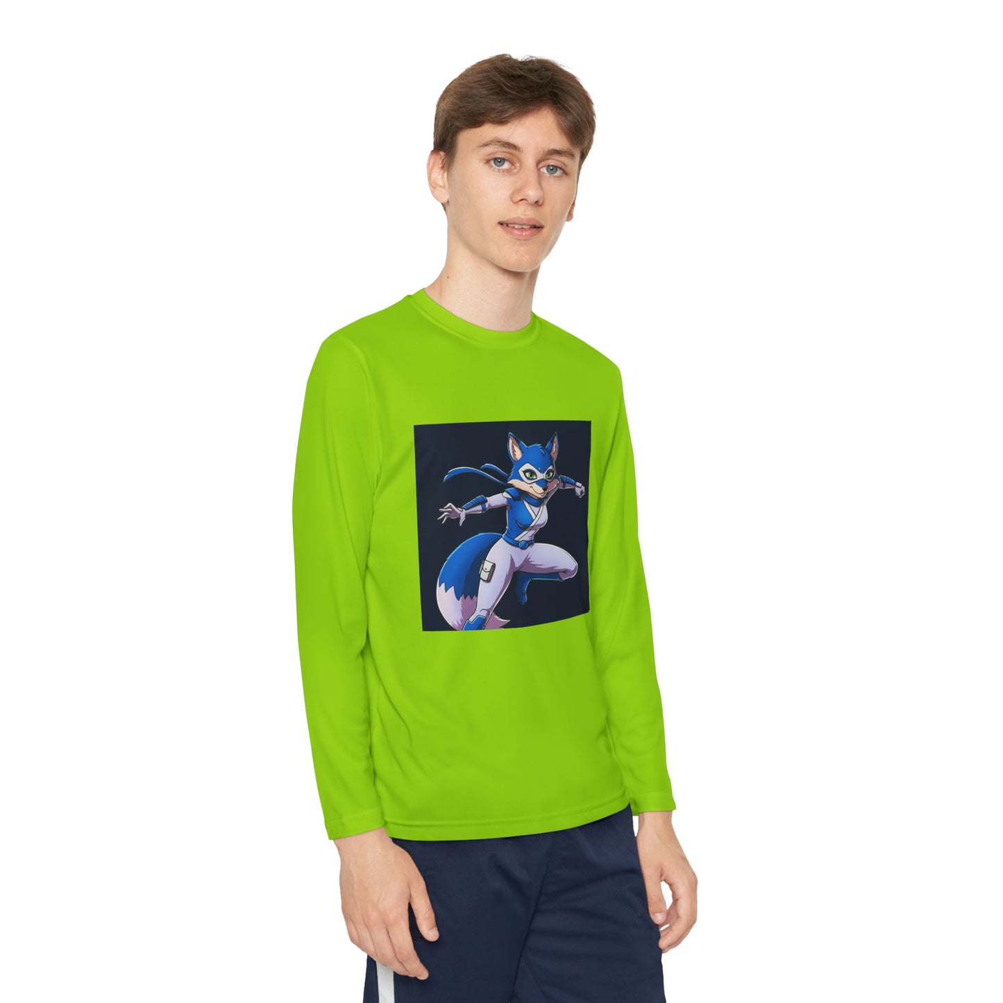 Agent Quacks Series Youth Long Sleeve Competitor Tee - Vixx Design