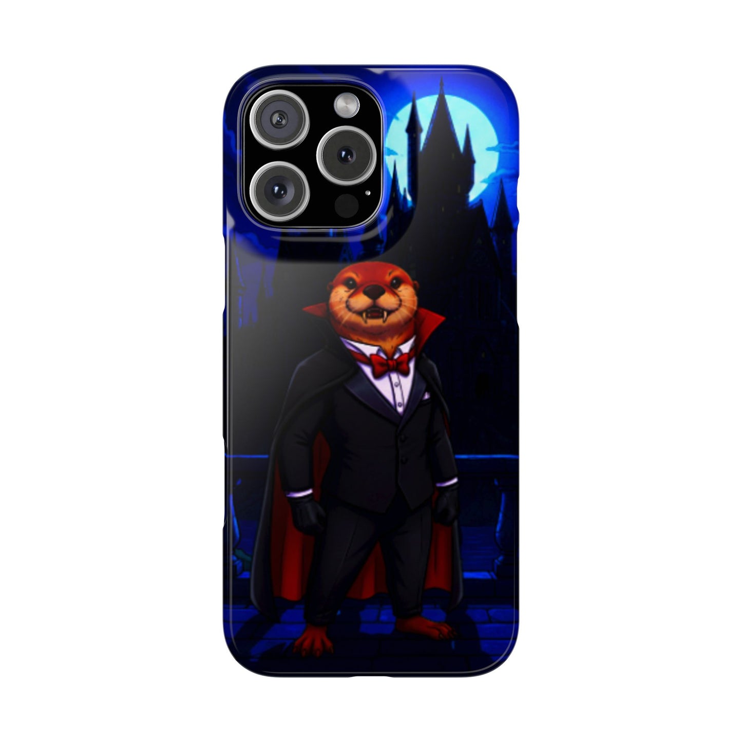 Halloween Agent Quacks Series Slim Phone Cases - Vampire Gearshift Design