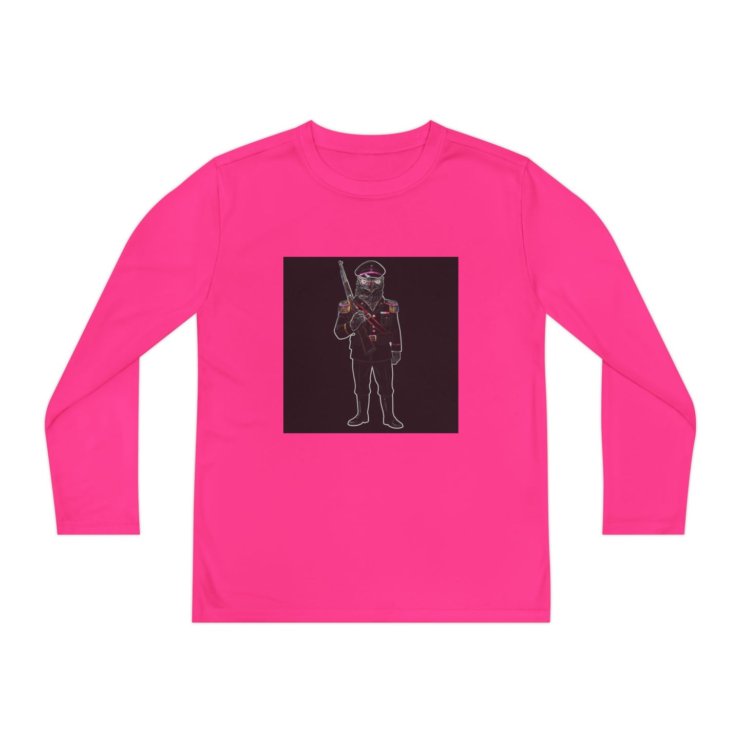 Agent Quacks Series Youth Long Sleeve Competitor Tee - General Talon Design