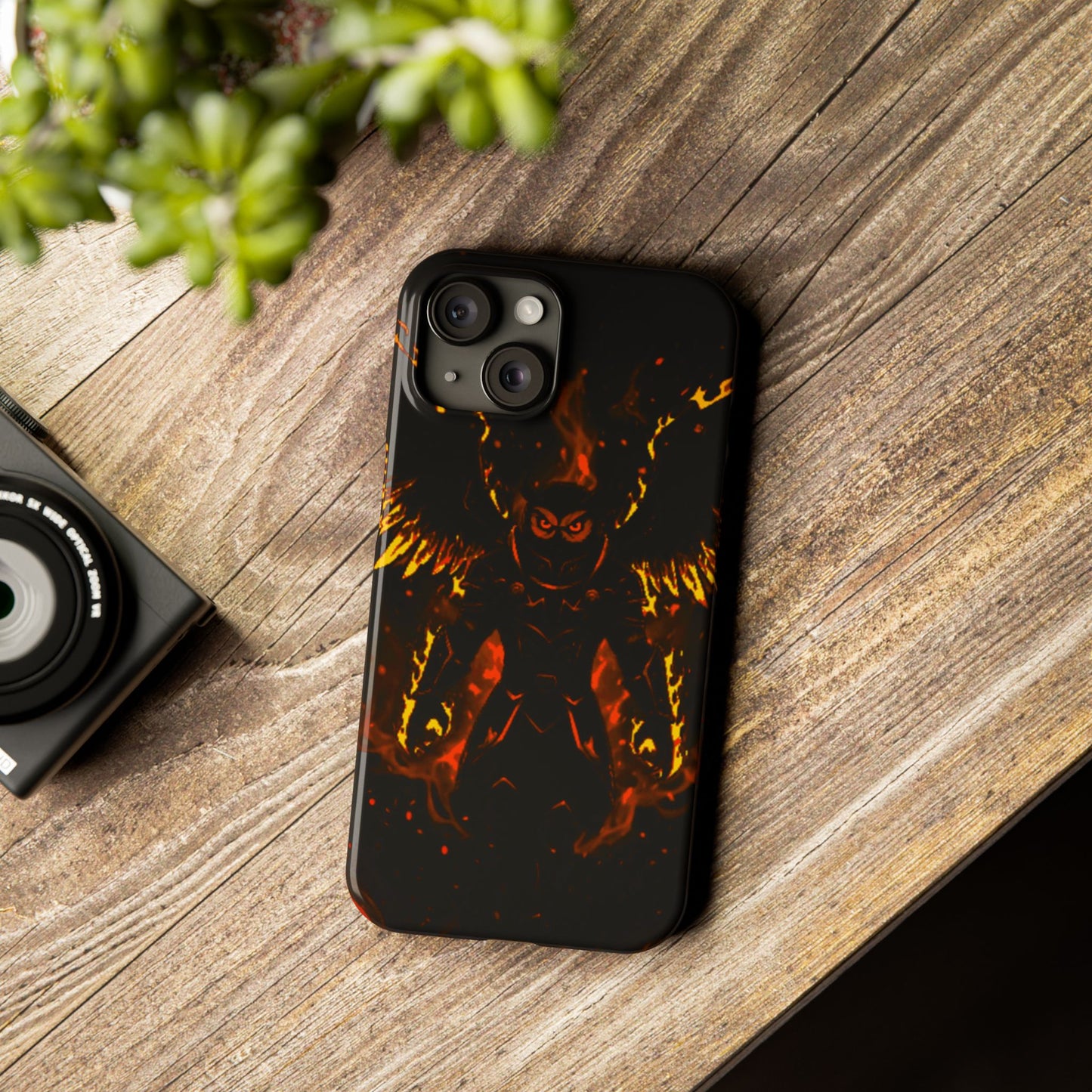 Halloween Agent Quacks Series Slim Phone Cases - Fiery General Onyx Design