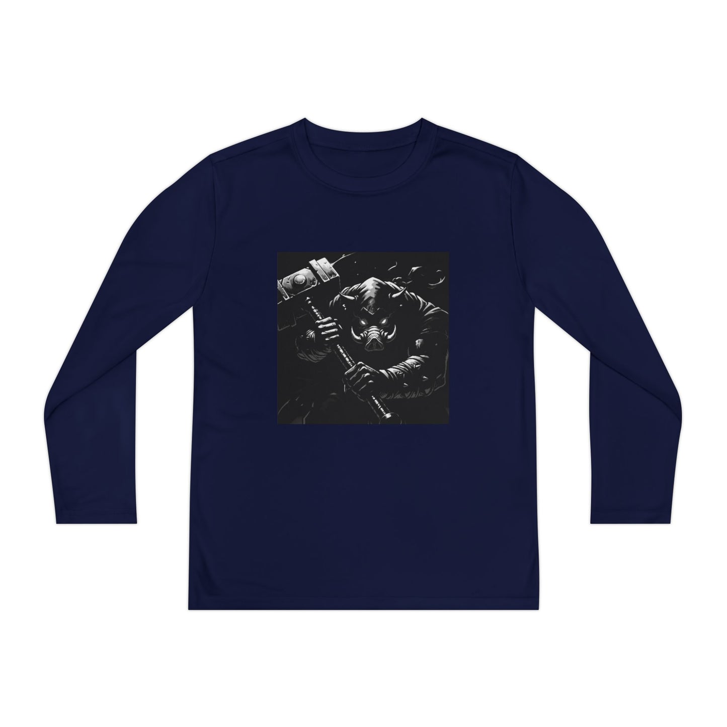 Agent Quacks Series Youth Long Sleeve Competitor Tee - Bloodtusk Design