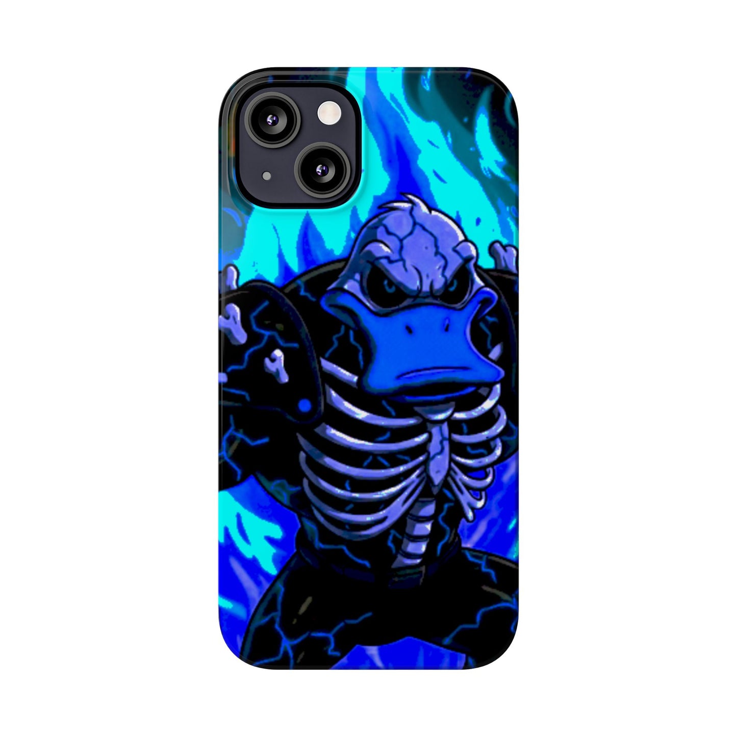 Halloween Agent Quacks Series Slim Phone Cases - Skeleton Quacks Design