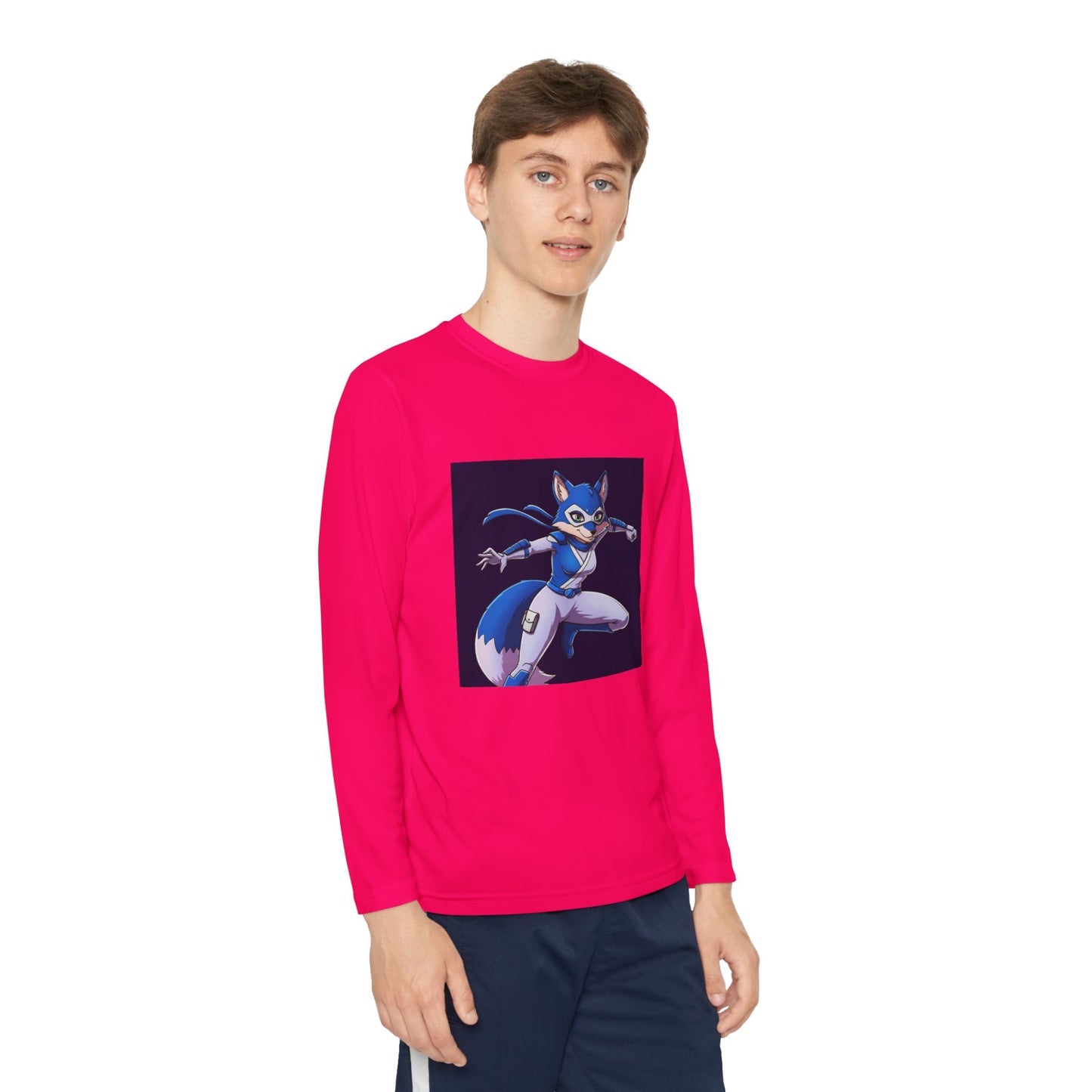 Agent Quacks Series Youth Long Sleeve Competitor Tee - Vixx Design